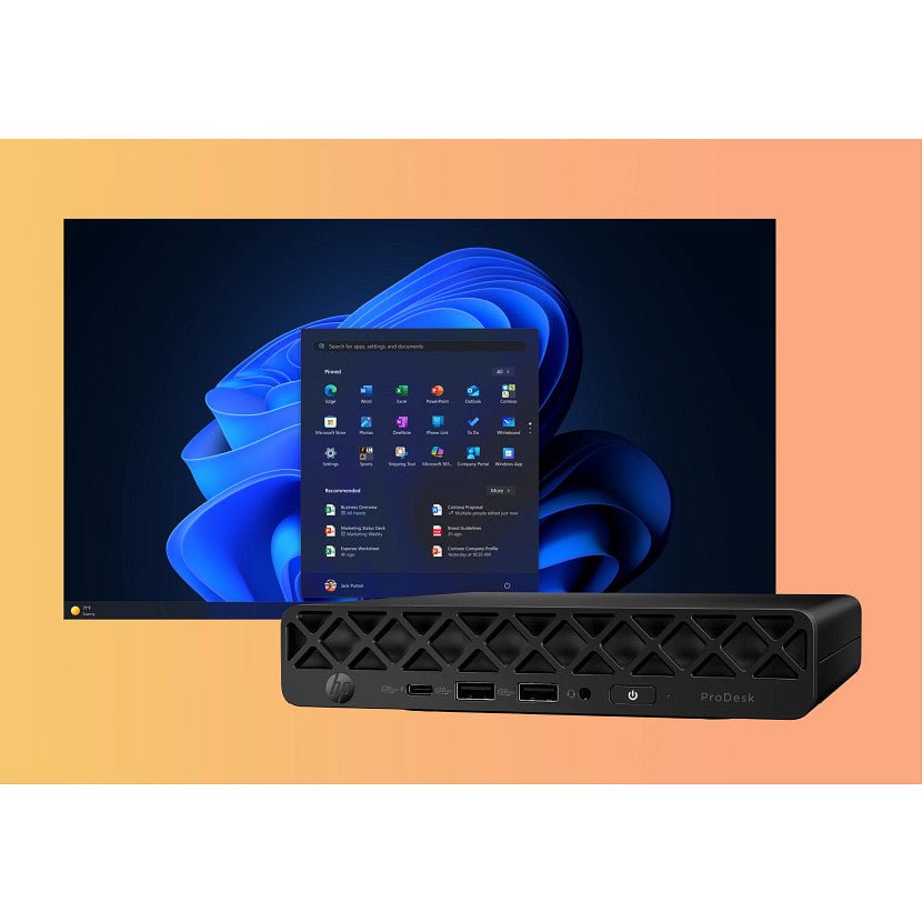 HP ProDesk 4 Mini G1i Intel Core Ultra 5 235T 16GB DDR5 512GB SSD W11P 1yr Wrty SmartBuy