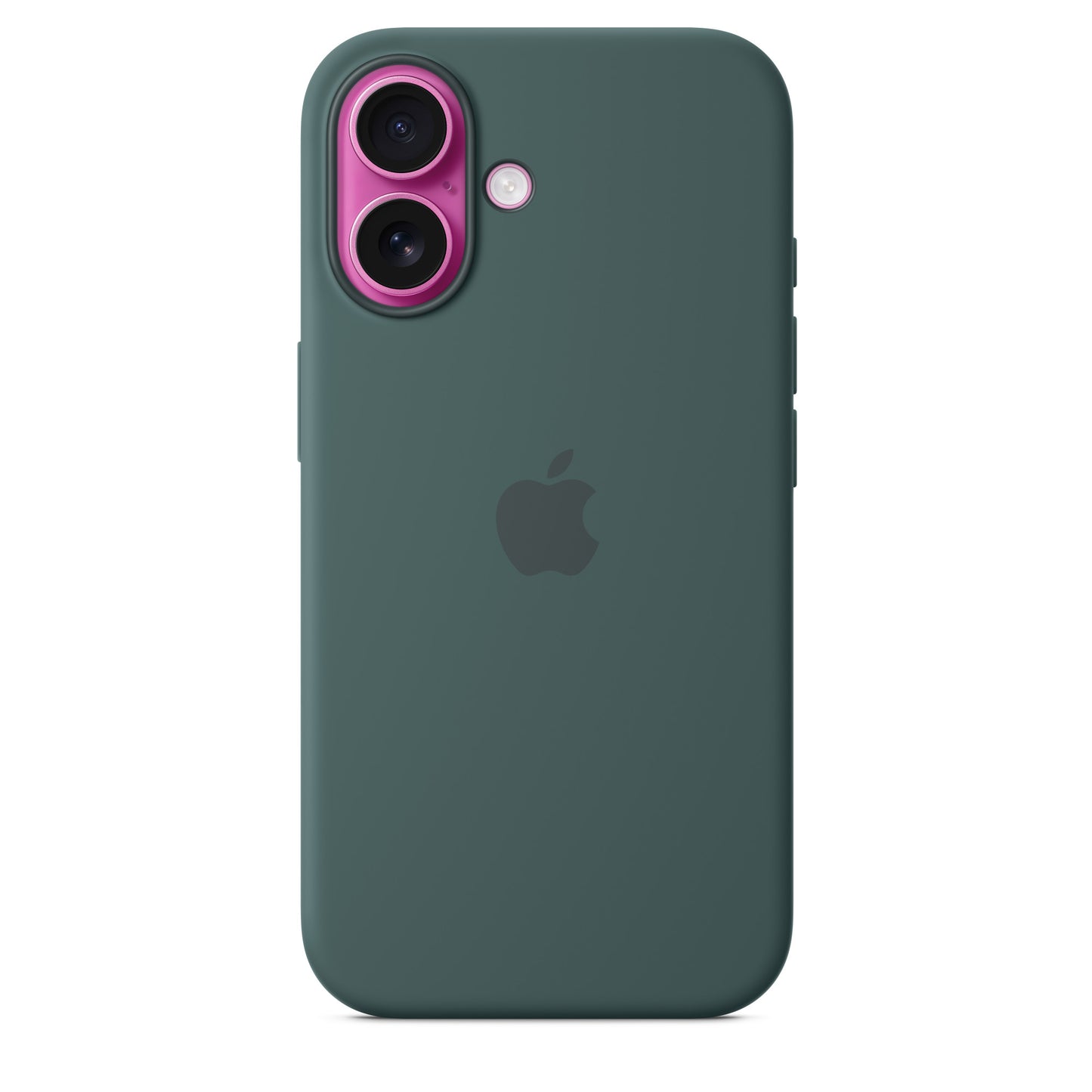 iPhone 16 Silicone Case with MagSafe - Lake Green