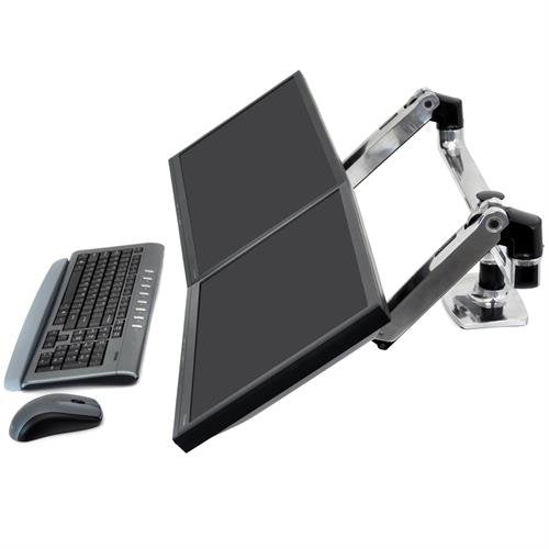 LX Dual Side by Side Arm MON DSK ALM 45-245-026