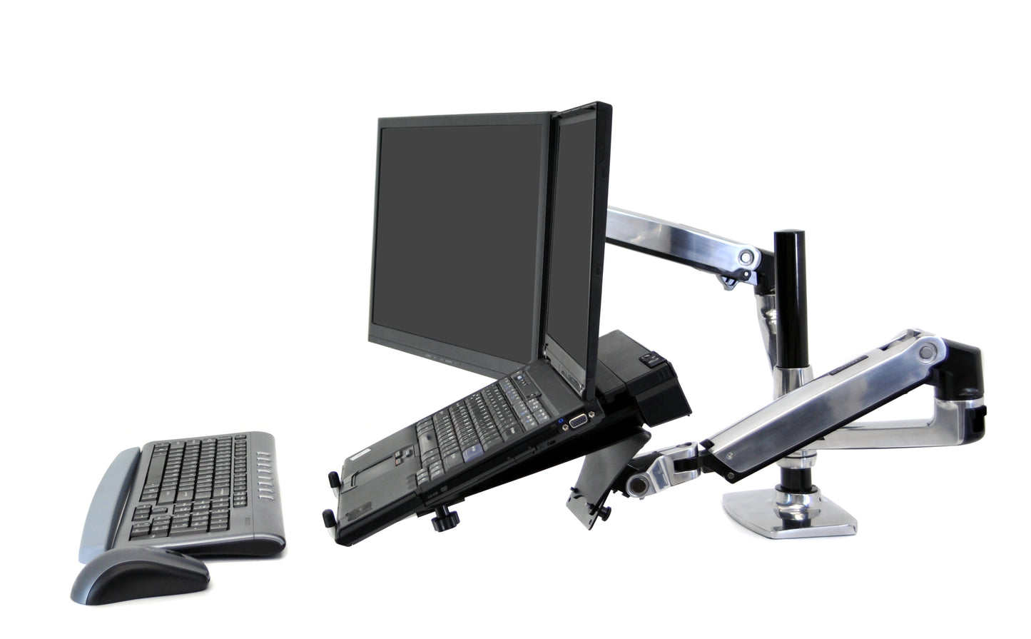 LX Dual LCD vertical Stacking Arm ALM 45-248-026