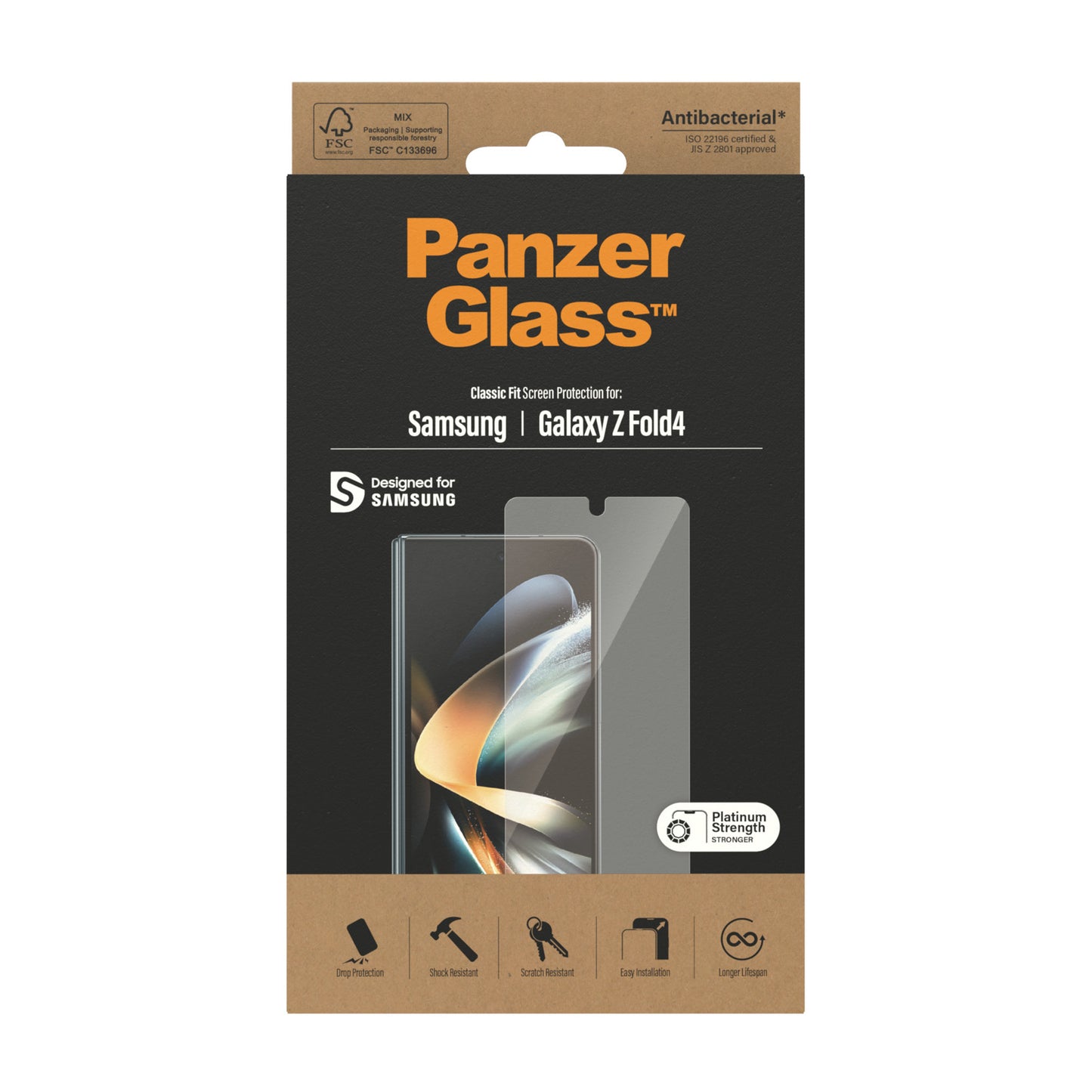 Panzerglass Samsung Galaxy Z Fold5/Fold5 -Glass - UWF - Anti-Bacterial