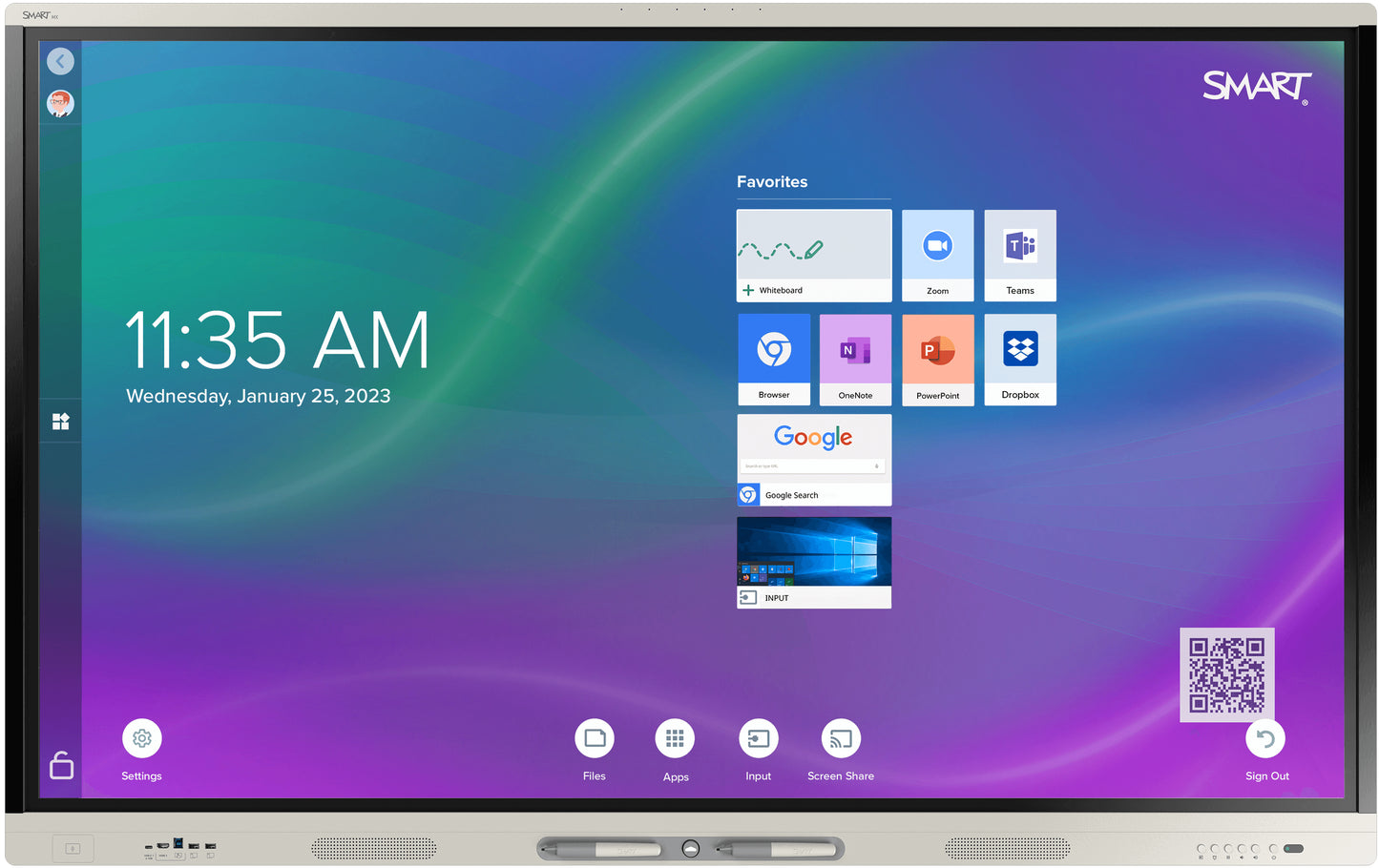SMART Board MX086-V4 Pro series interact