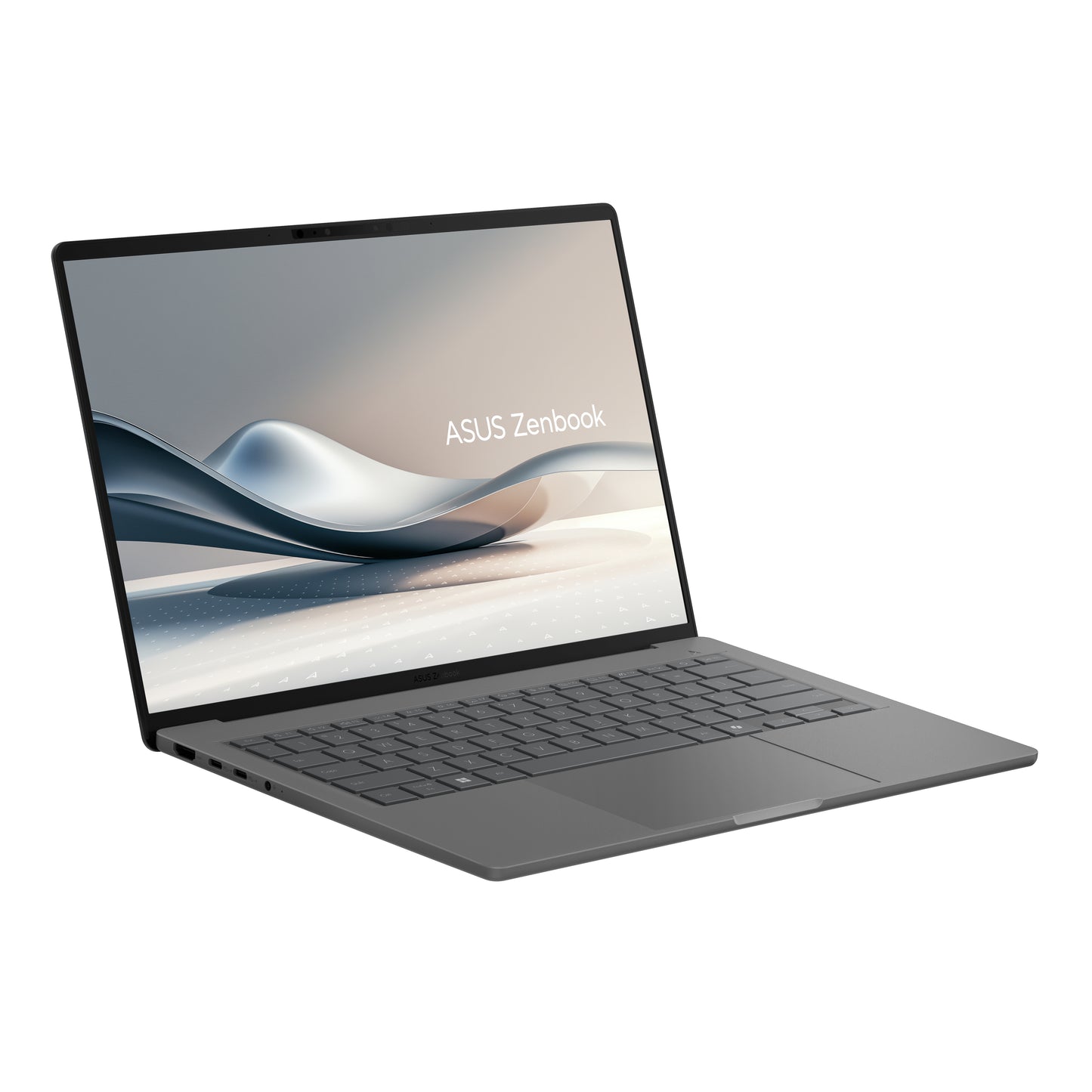 Asus Zenbook A14 AI, 14inch WUXGA OLED, Snapdragon X Elite, 32GB, 1TB PCIe NVMe SSD, Qualcomm Adreno Graphics, Grijs, W11 Home