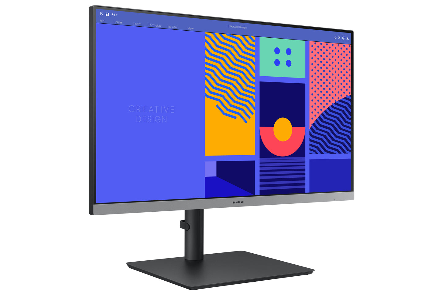 SAMSUNG S24C432 24inch Bezelless 16:9 1920x1080 IPS 4ms HAS/Swivel/Pivot Analog/HDMI/DP USB hub VESA DP+HDMI cable in the box