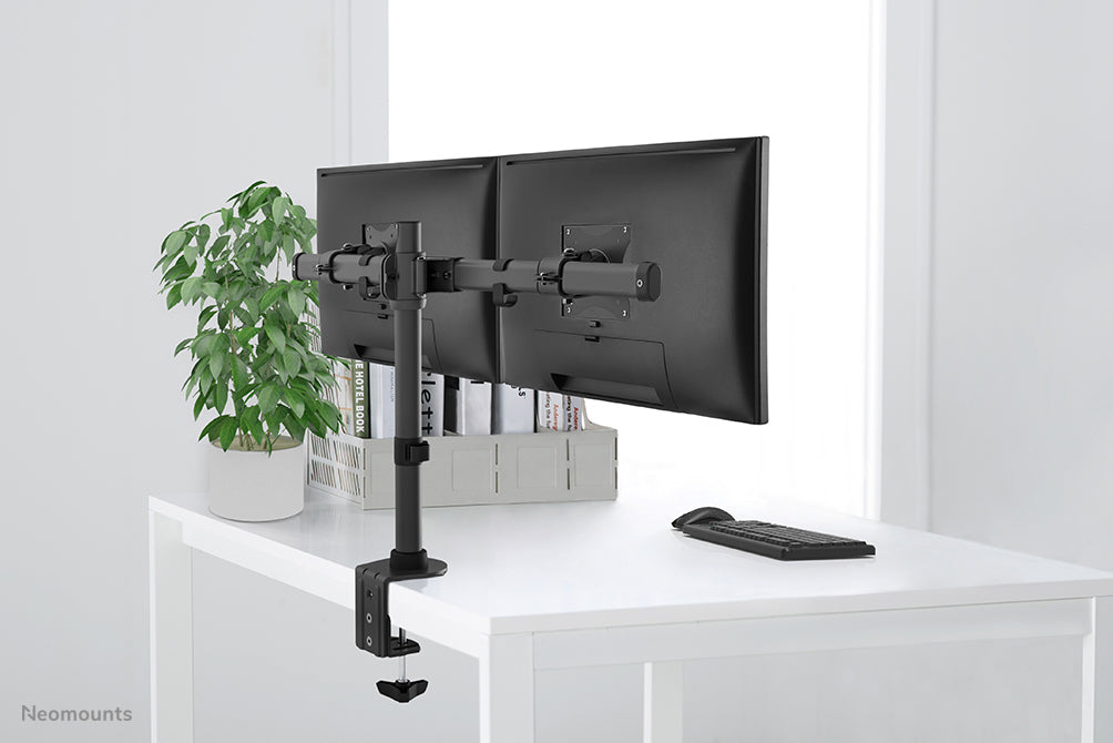 Flat Screen Desk Mount (clamp/grommet) - Crossbar
