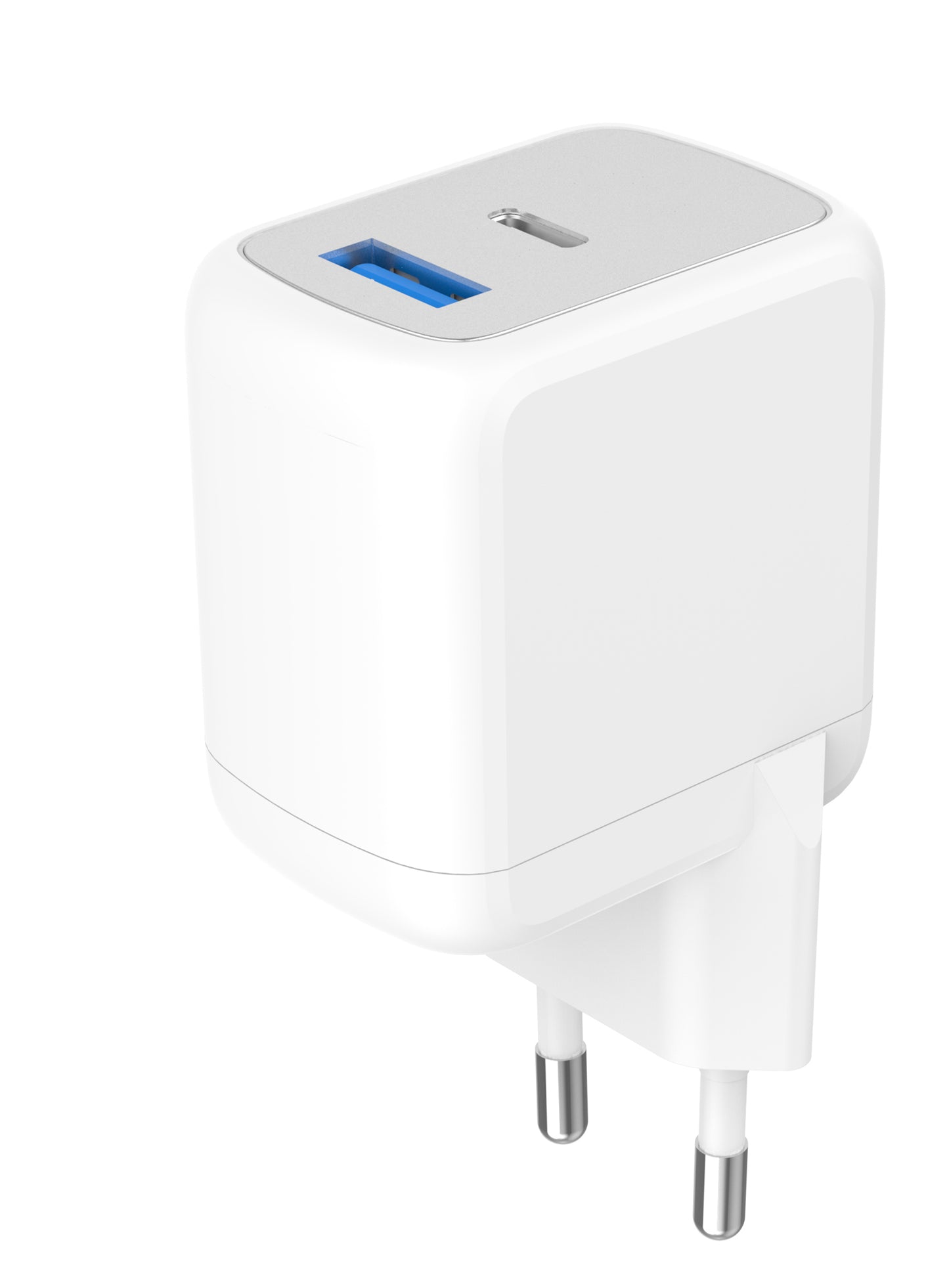 BeHello Charger USB-C GAN 25W USB-A Whte