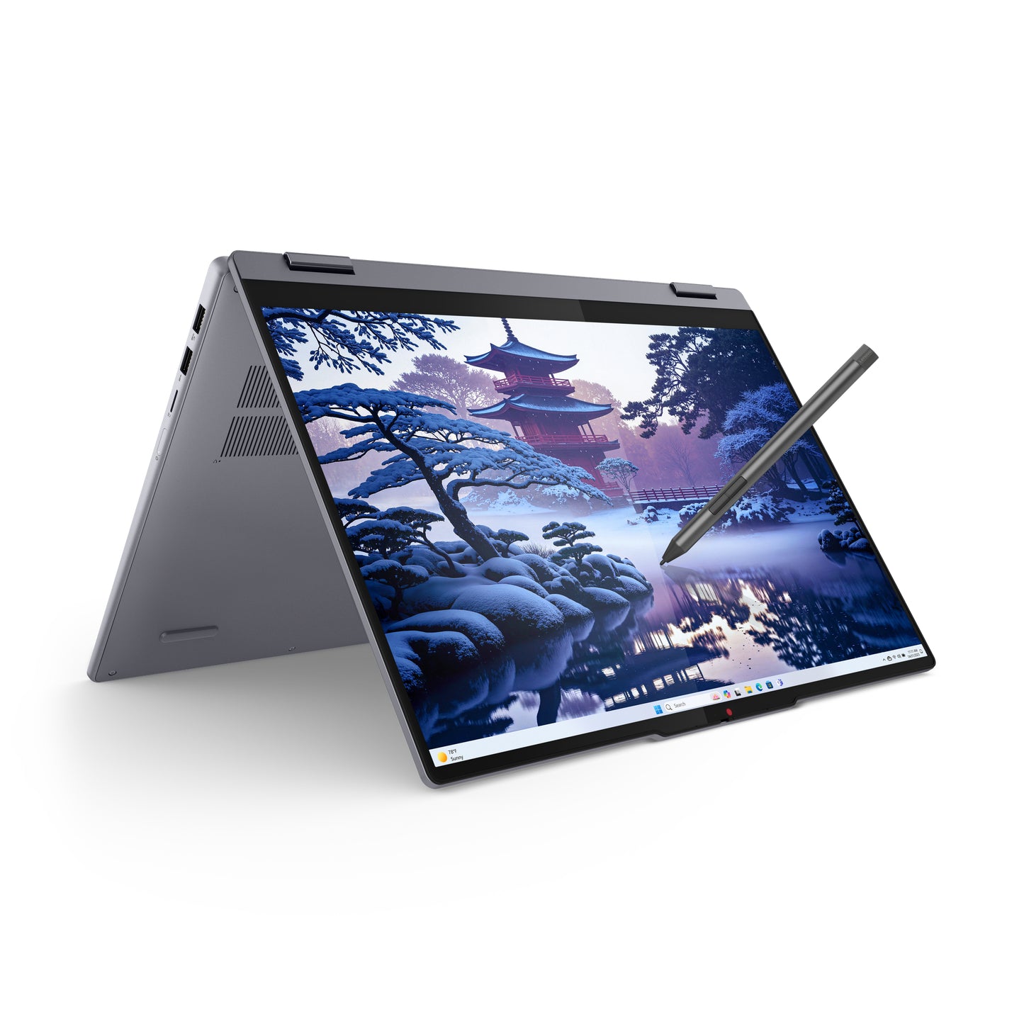 Lenovo IdeaPad 5 2-in-1 16IAL10 83KS0047MB, 16 WUXGA, Intel Core Ultra 5 225U, 16GB, 512GB SSD, Windows 11 Home, Grijs