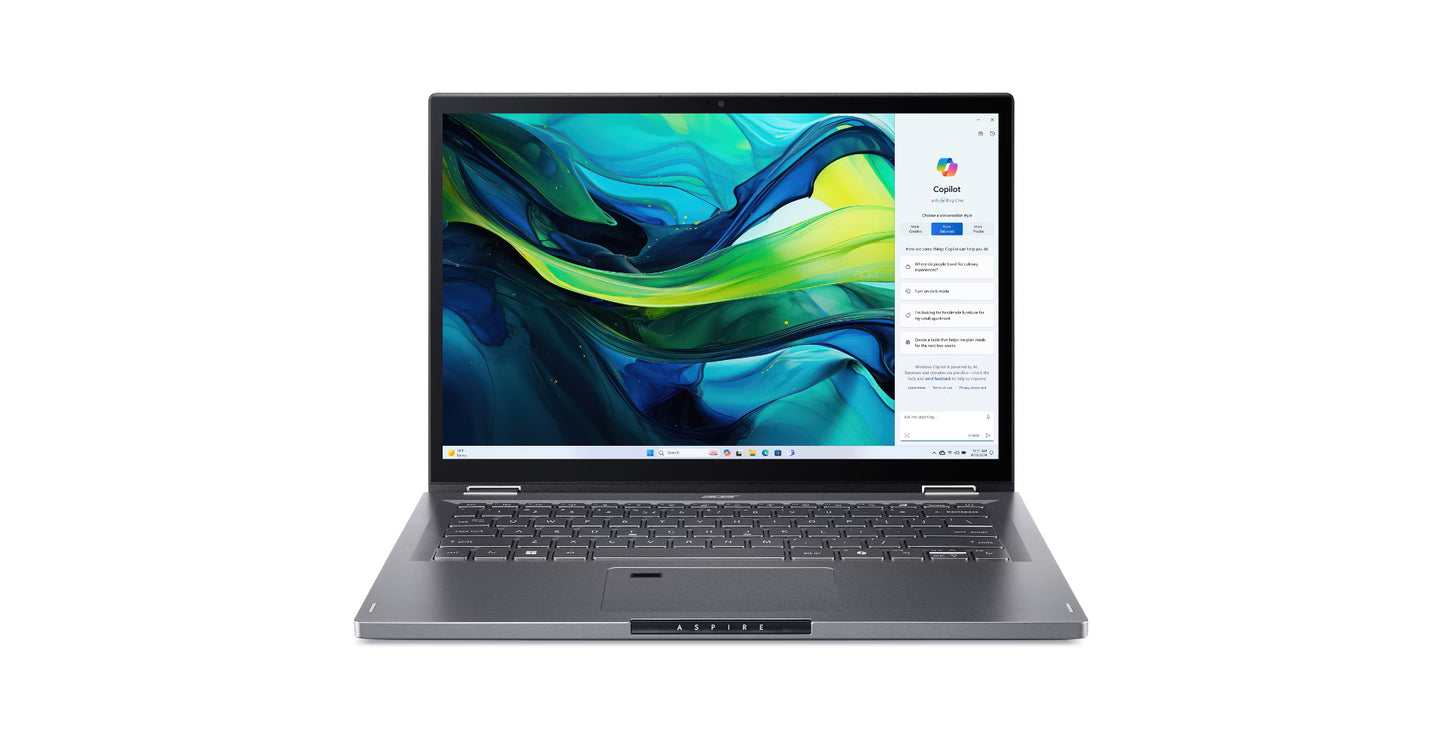 Acer Aspire Spin 14 ASP14-52MTN-74MG, 14 WUXGA Multi-Touch IPS, Intel  Core Ultra 7 155U, 32GB LPDDR5X, 1TB PCIe NVMe SSD, Intel Graphics,