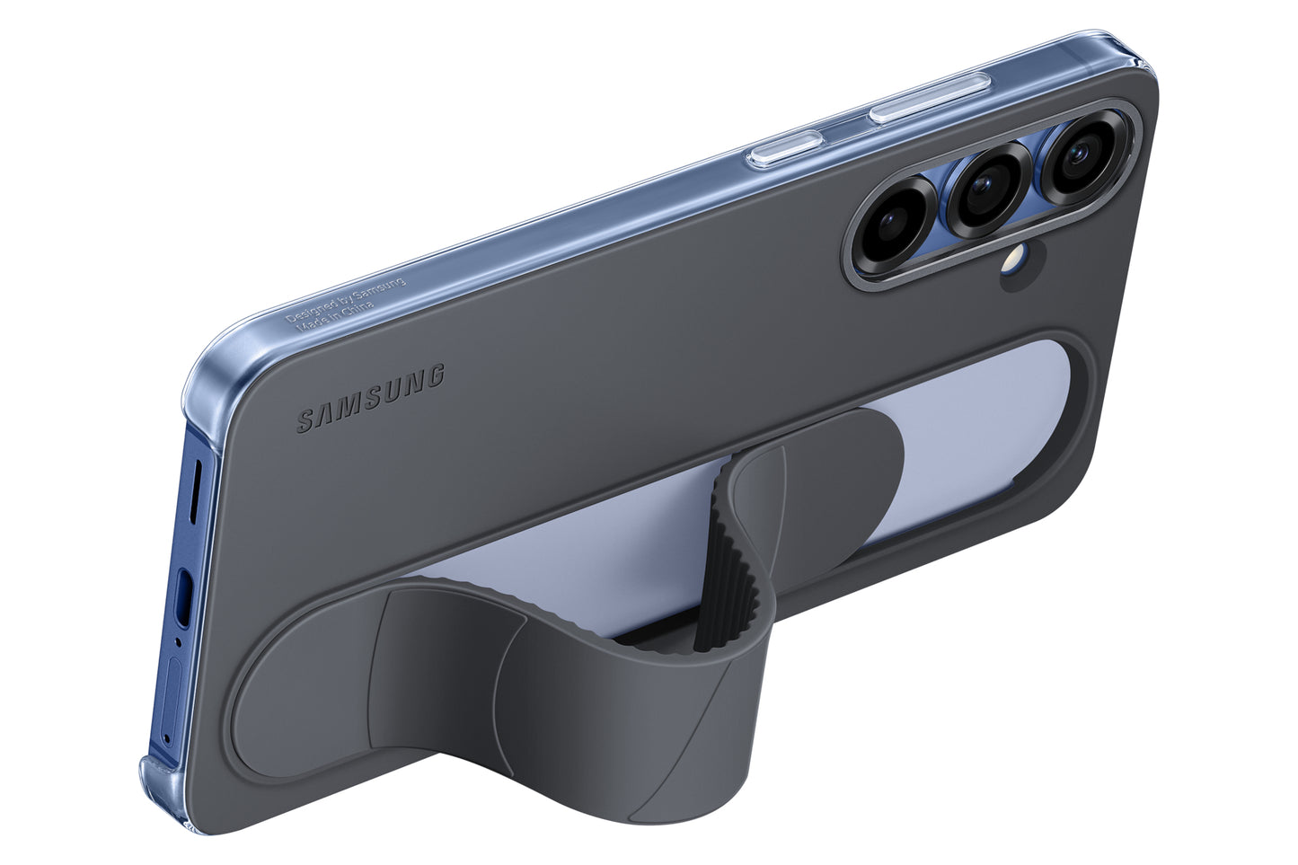 Samsung Standing Grip Case Zwart Samsung Galaxy S25+
