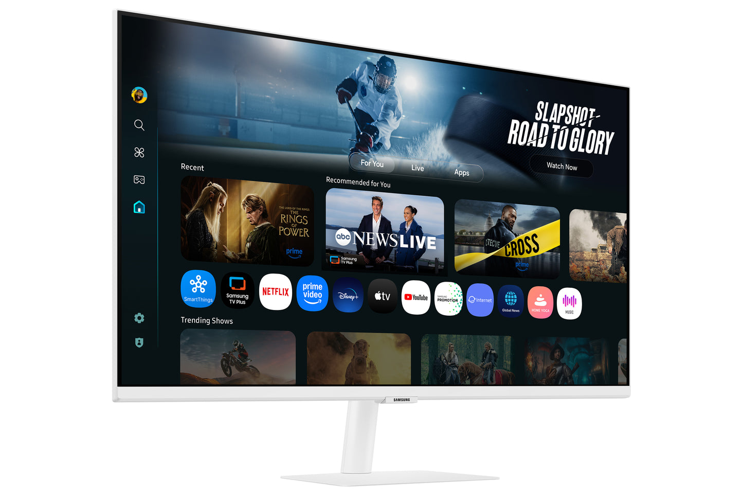 SAMSUNG SMART MONITOR M70F 32 4K USB-C (90W) - WHITE