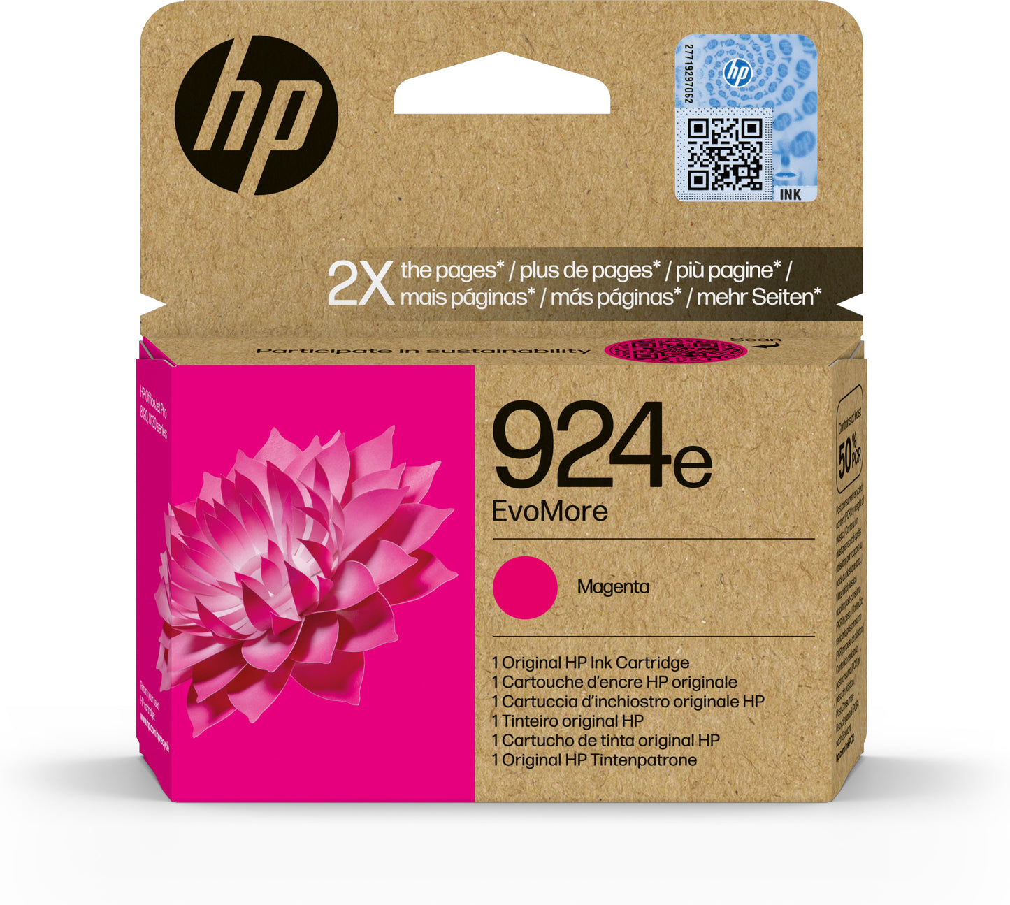 HP 924e EvoMore Cartridge Magenta