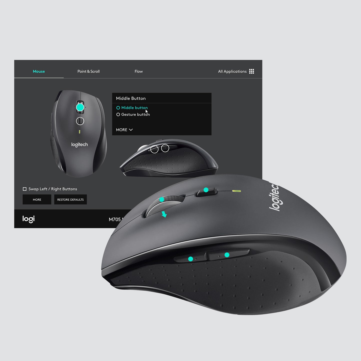 Logitech Marathon M705 Mouse