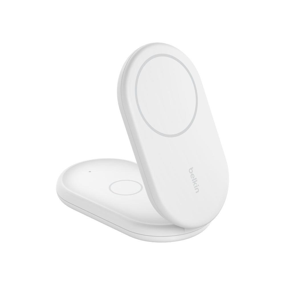 BELKIN BOOSTCHARGE Qi2 15w Magnetic 2in1 Stand White