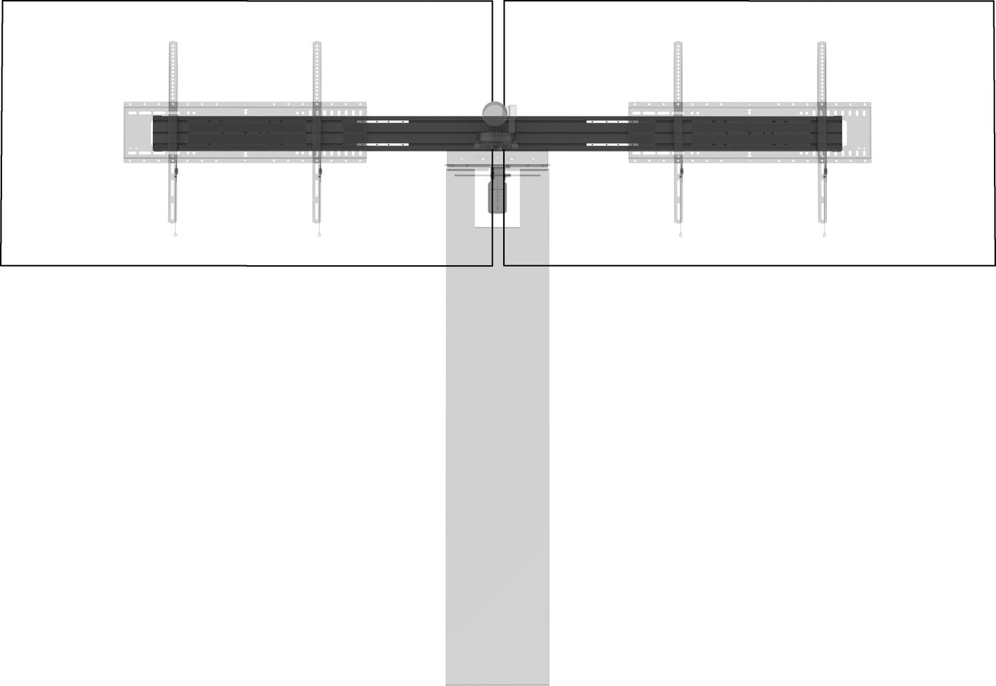 VISION F50 Dual Display Bracket