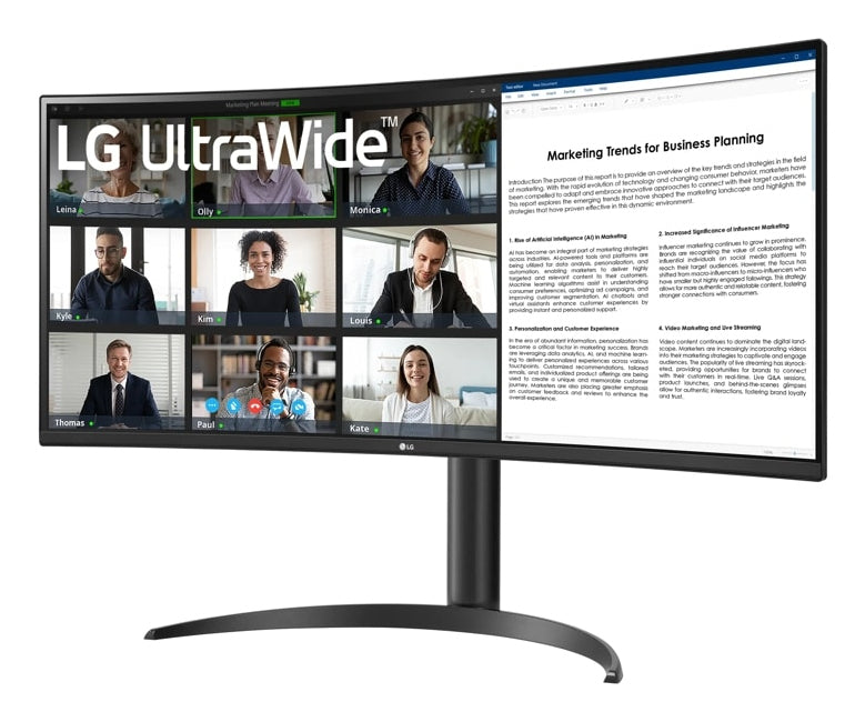 LG 34WR55QK-B.AEU UltraWide 34inch VA QHD 21:9 100Hz 300cd/m2 5ms HDMI DP USB-C