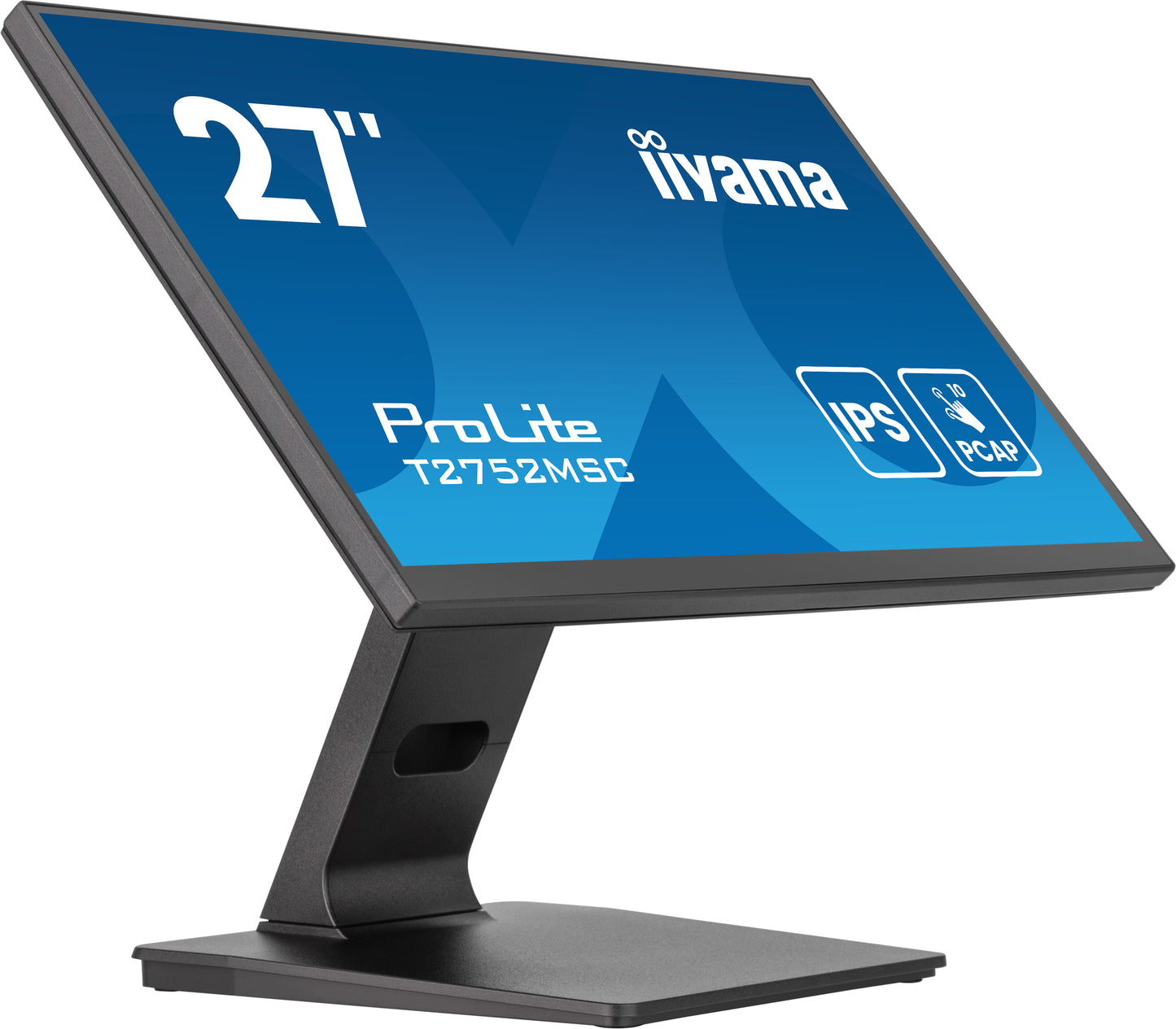 IIYAMA 27WIDE LCD Bonded Projective Capacitive 10-Points Touch Screen, 1920 x 1080, IPS panel, LED Bl., Flat Bezel Free Glass Front, Speake