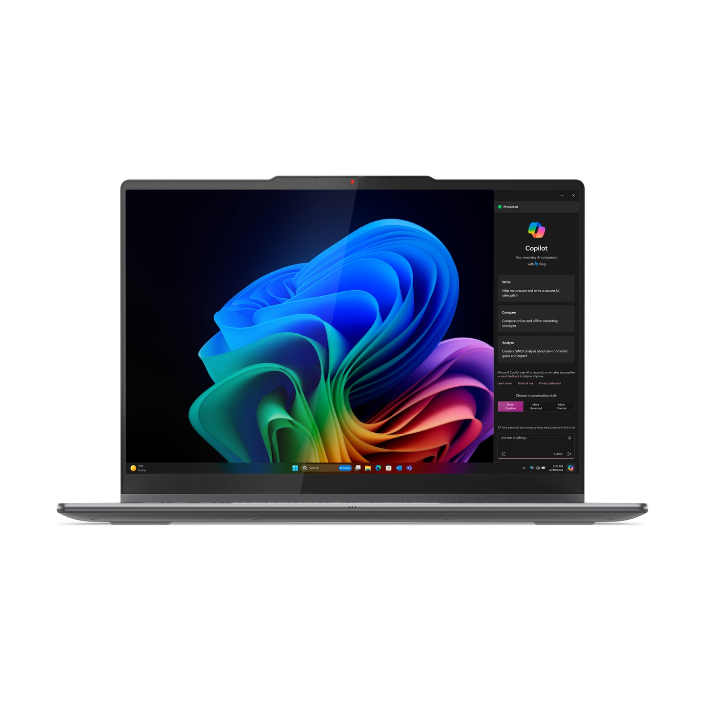 Lenovo Yoga 7 2-in-1 14ILL10, 14 WUXGA OLED, Intel Core Ultra 5 226V, 40 Npu Tops, 16GB, 512GB PCIe NVMe SSD, Intel Arc Graphics, W11H, Gre