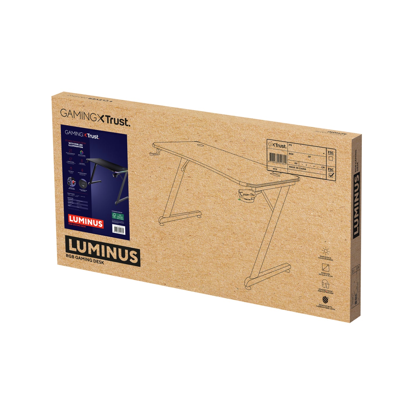 GXT709 LUMINUS RGB DESK