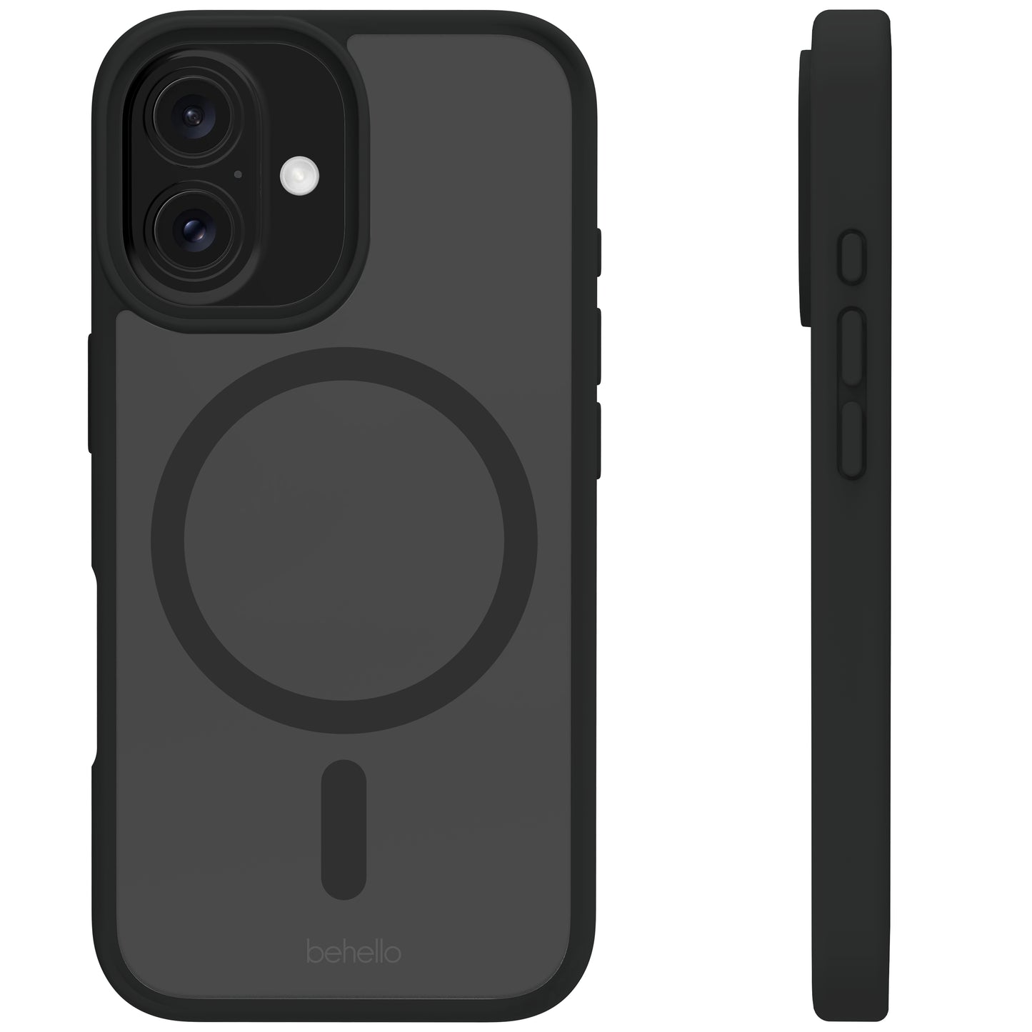 iP 16 Transparant Case Ring Black