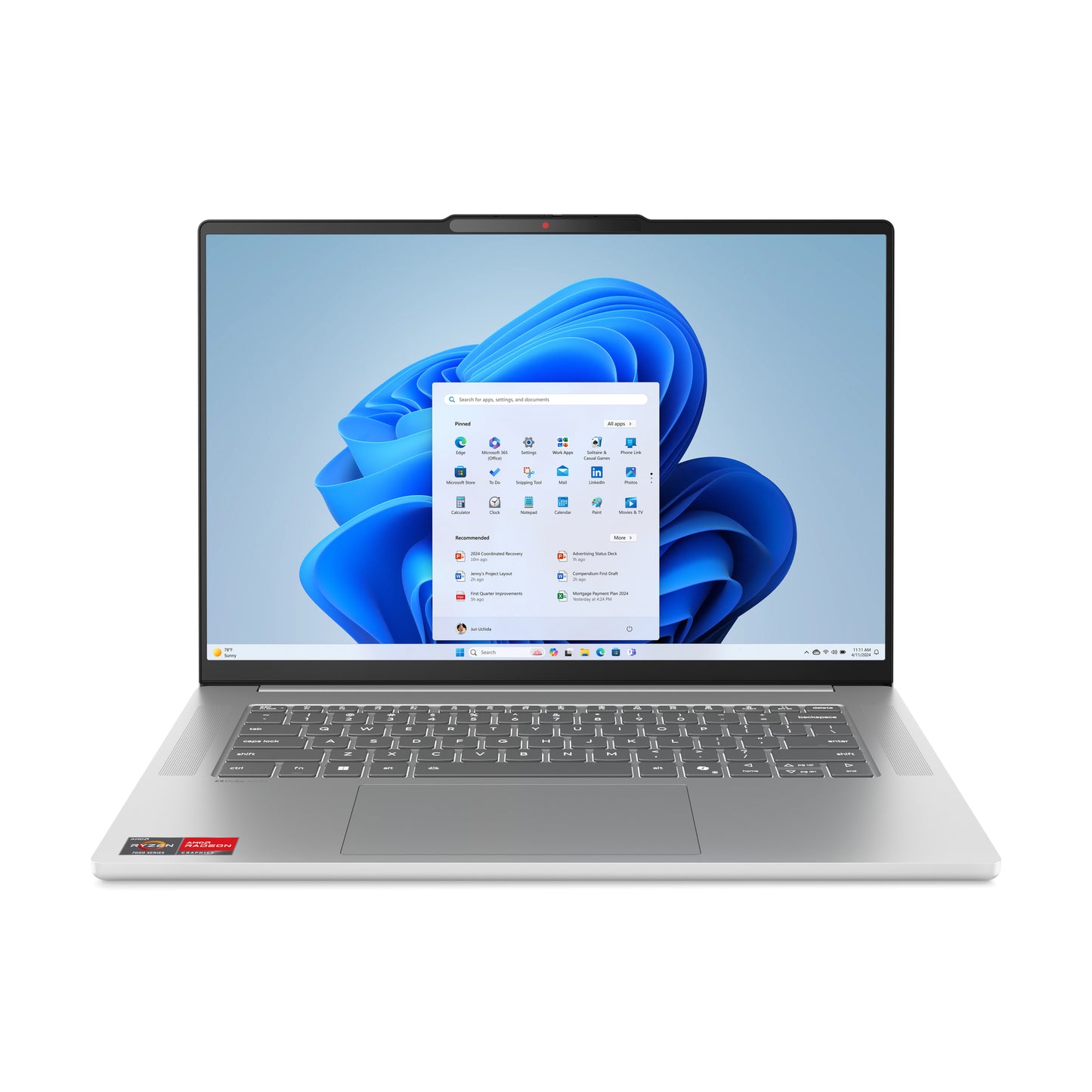 LENOVO IdeaPad Slim 5 15ARP10 AMD Ryzen 7 7735HS 15.1inch WQXGA OLED 32GB 1TB W11H Cloud Grey