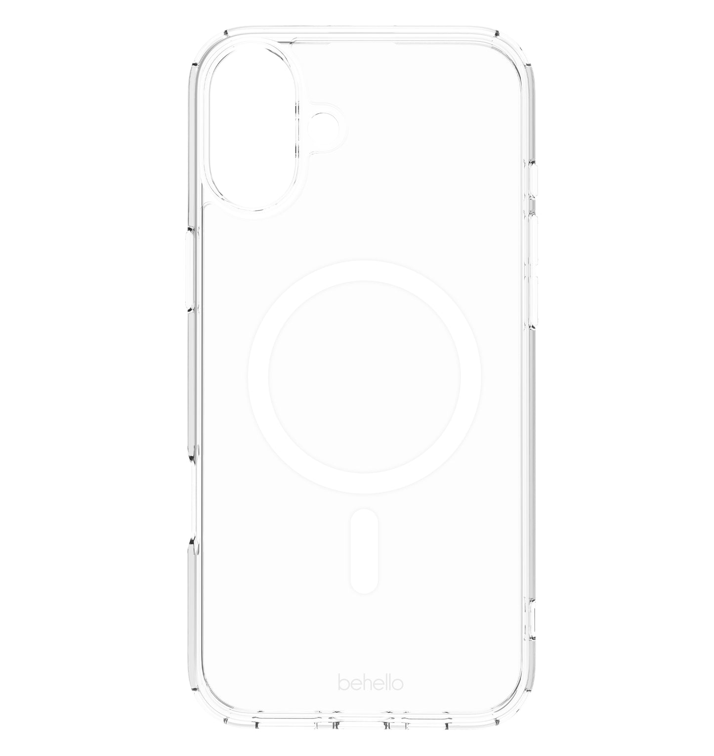 iP 16 Plus Transparant Case MagneticRing