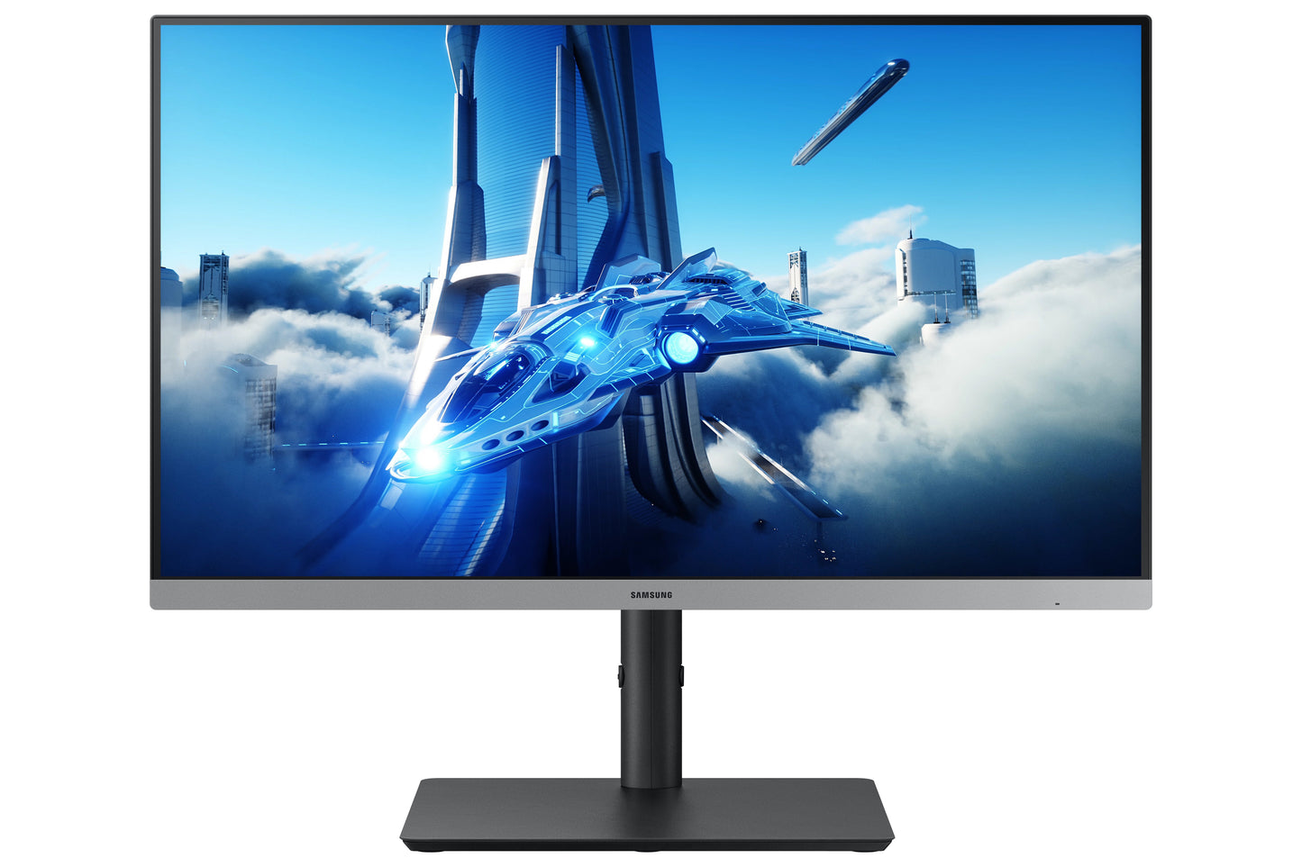 SAMSUNG S24C432 24inch Bezelless 16:9 1920x1080 IPS 4ms HAS/Swivel/Pivot Analog/HDMI/DP USB hub VESA DP+HDMI cable in the box