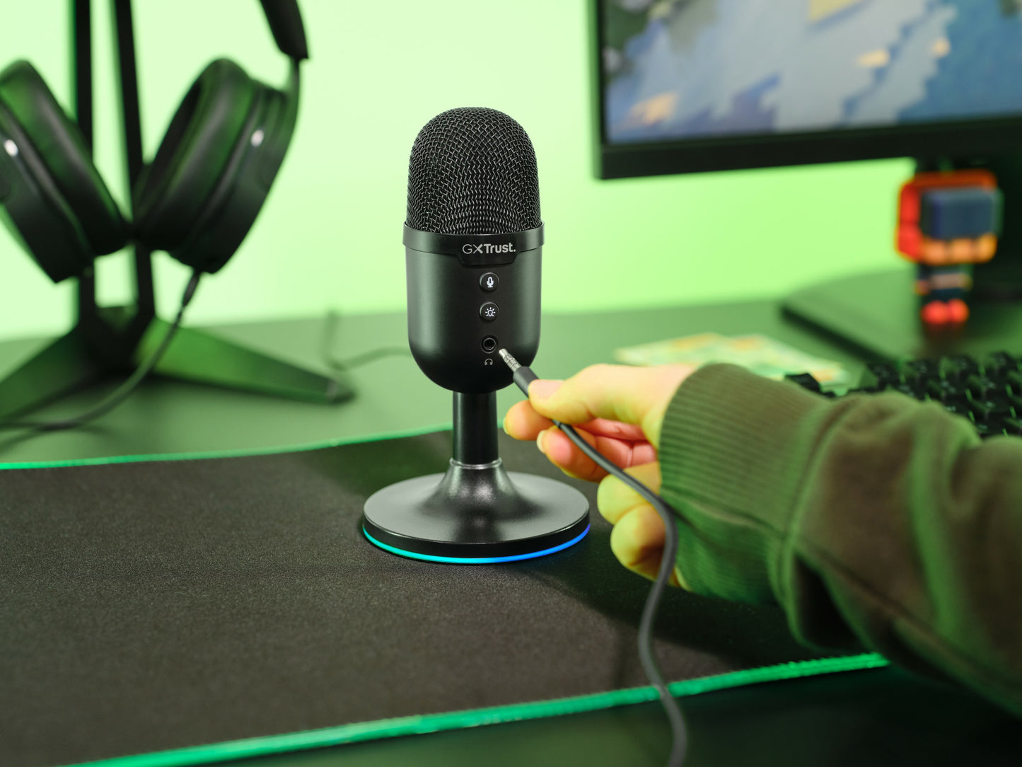 Trust GXT234 YUNIX USB MICROPHONE Zwart