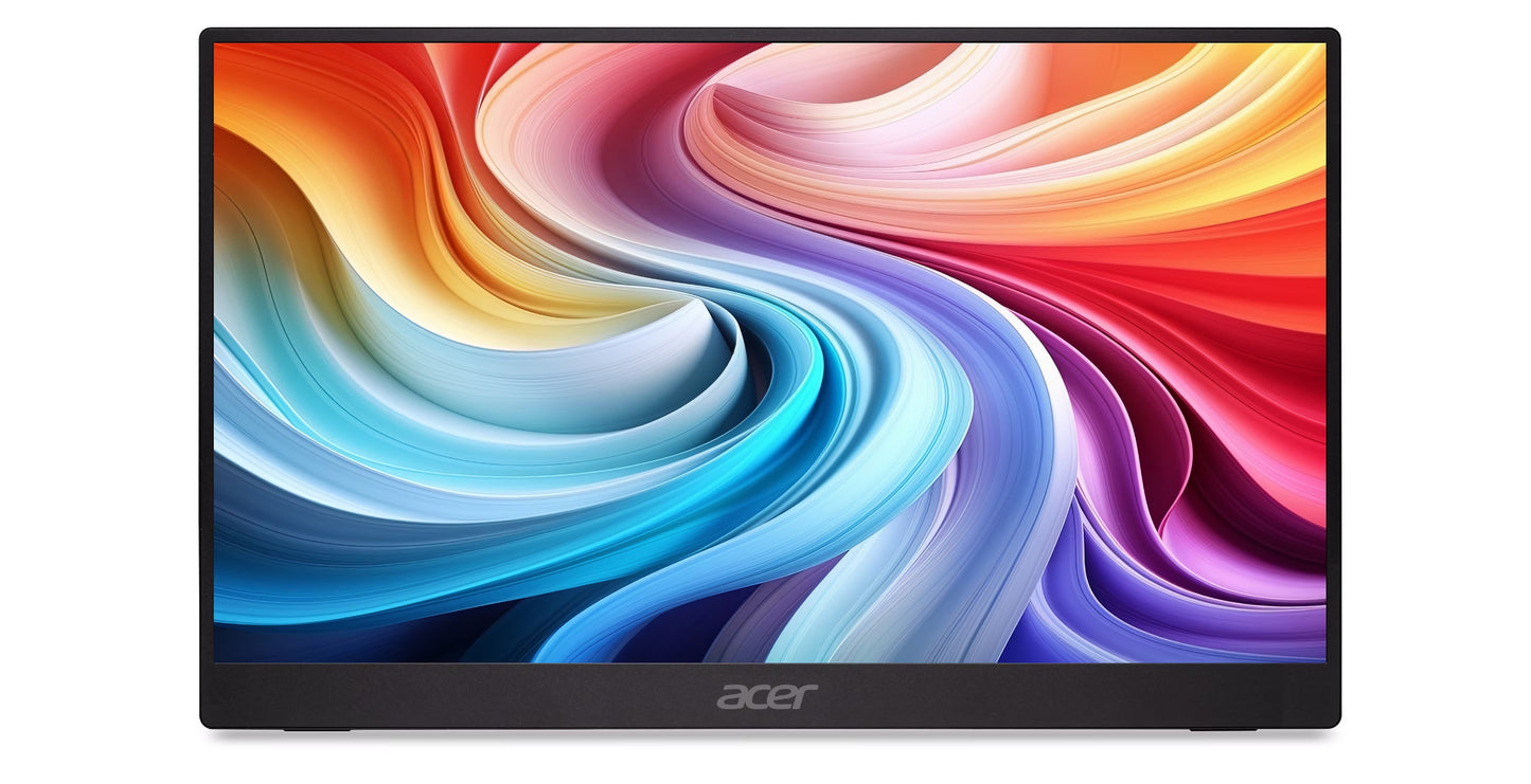ACER PORTABLE MONITOR 15,6 PM161QB1BMIUUX 1920x1080 FULL HD 60 HZ IPS HDMI USB-C 5MS LUIDSPREKERS
