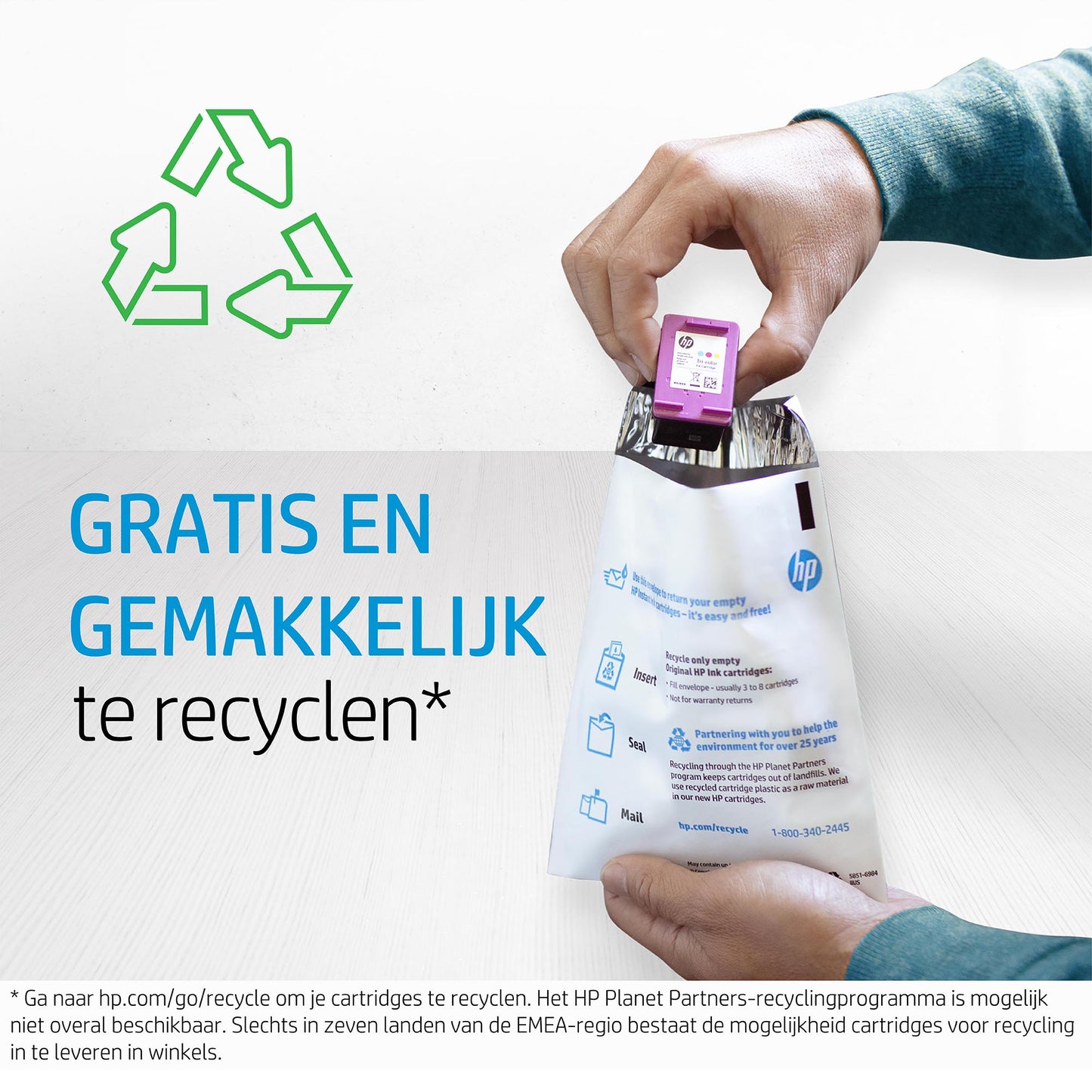 HP 351 originele drie-kleuren inktcartridge