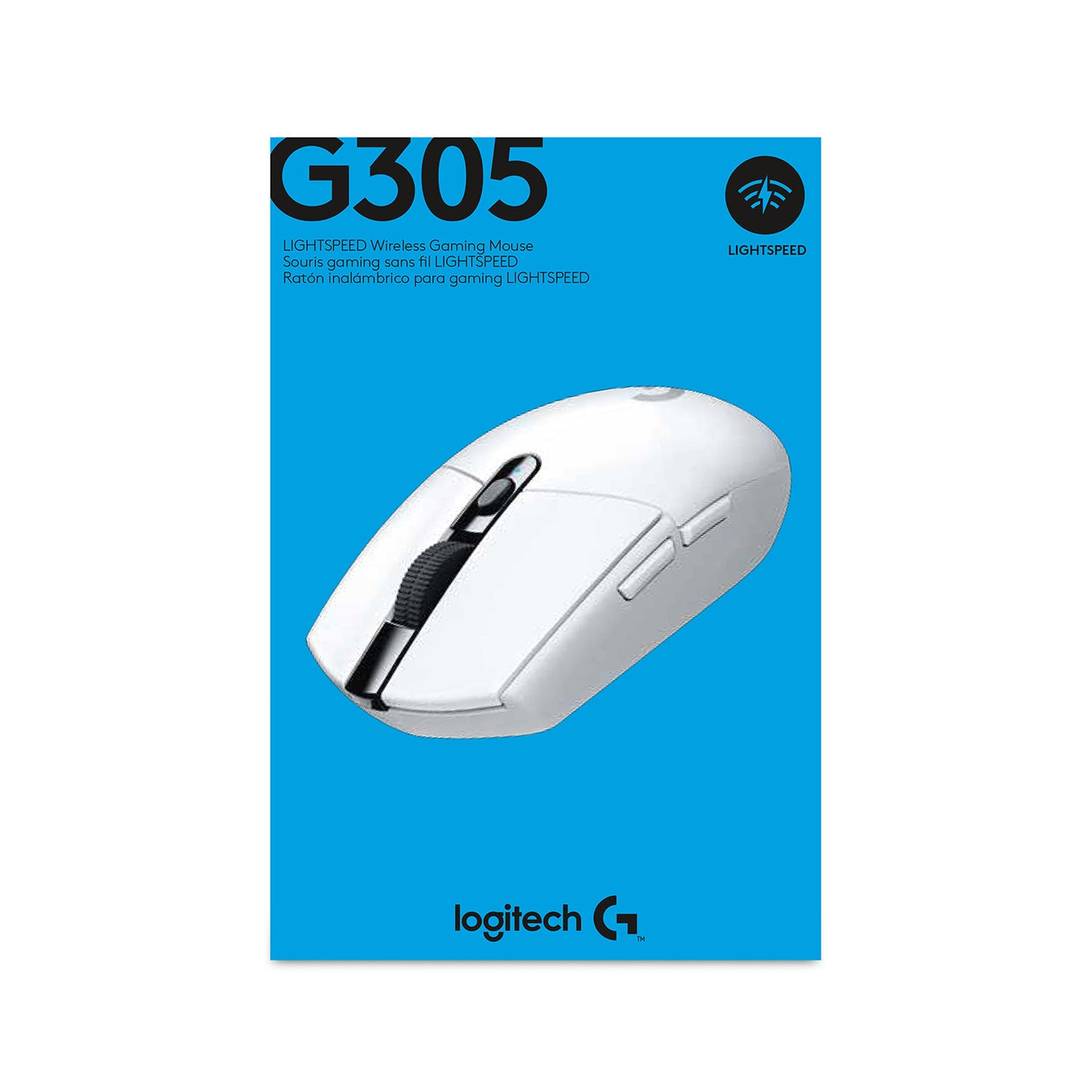 Logitech G305 LIGHTSPEED Gaming Mouse, WHITE, WIRELESS