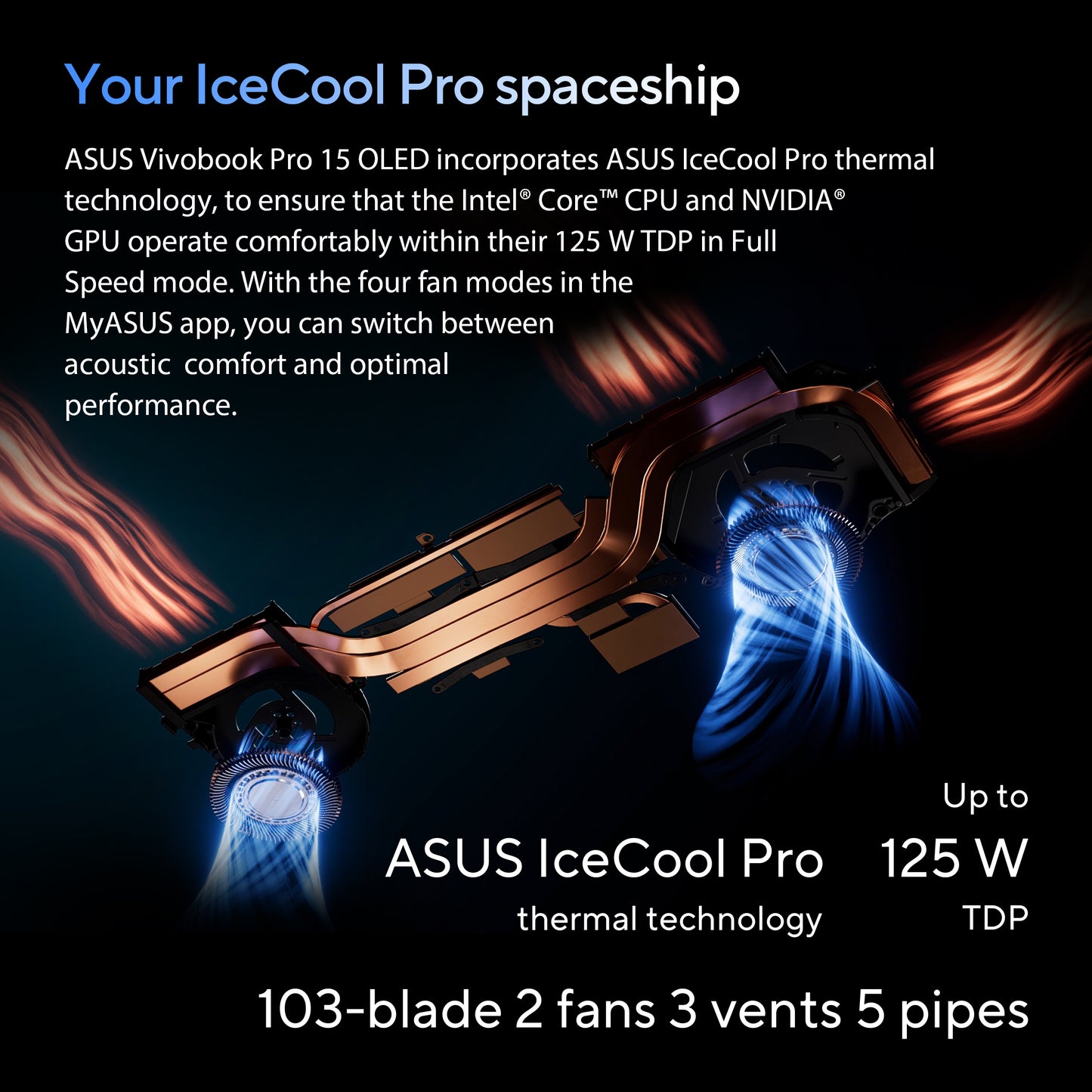 Vivobook Pro 15 OLEDN6506CU-MA040WS-BE, 15.6 3K OLED 120Hz, Intel Core Ultra 9 285H, 24GB DDR5, 1TB M.2 NVMe PCIe 4.0 SSD, GeForce RTX 4050