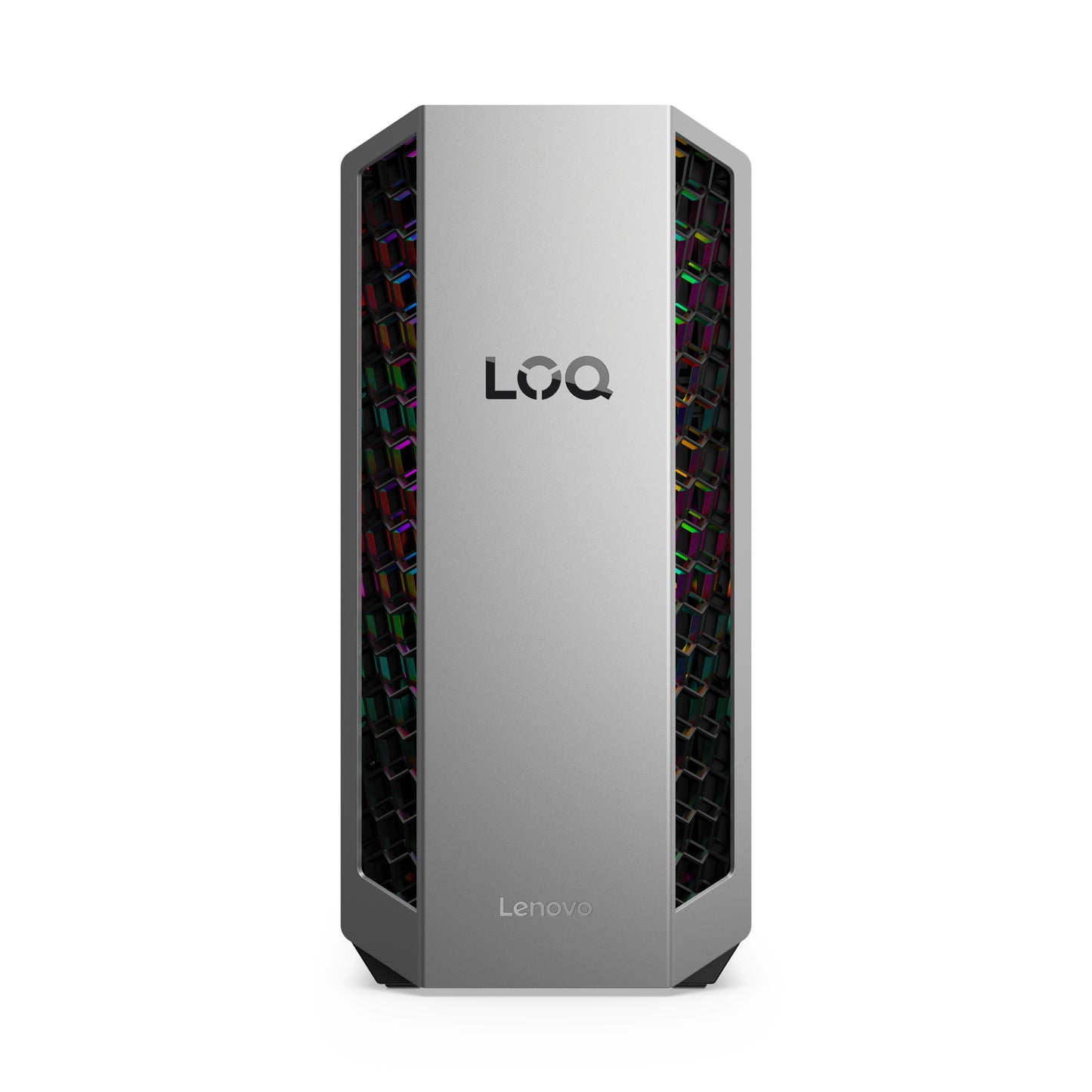 LOQ Tower 26ADR10, AMD Ryzen 7 8745HX, 32GB, 1TB SSD, Nvidia GeForce RTX 5060 8GB, Windows 11 Home, Grijs