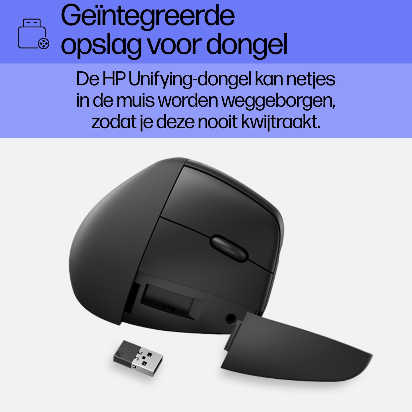 HP 920 Ergo Vertical Wireless Mouse 6H1A4AA