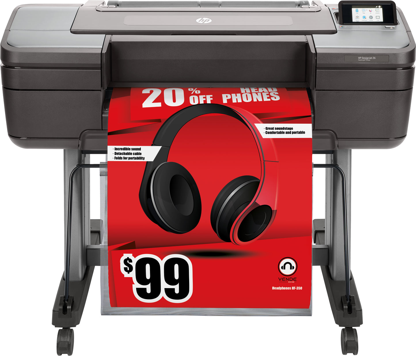 HP DesignJet Z6 24inch PostScript Printer