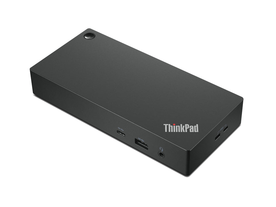 Lenovo ThinkPad Universal USB-C Dock 3840x2160 @ 60 Hz (Max)  2 x DisplayPort, 1x HDMI  3 x USB 3.2 Gen 2, 2 x USB 2.0, 1 x USB-C  1 x Gigab