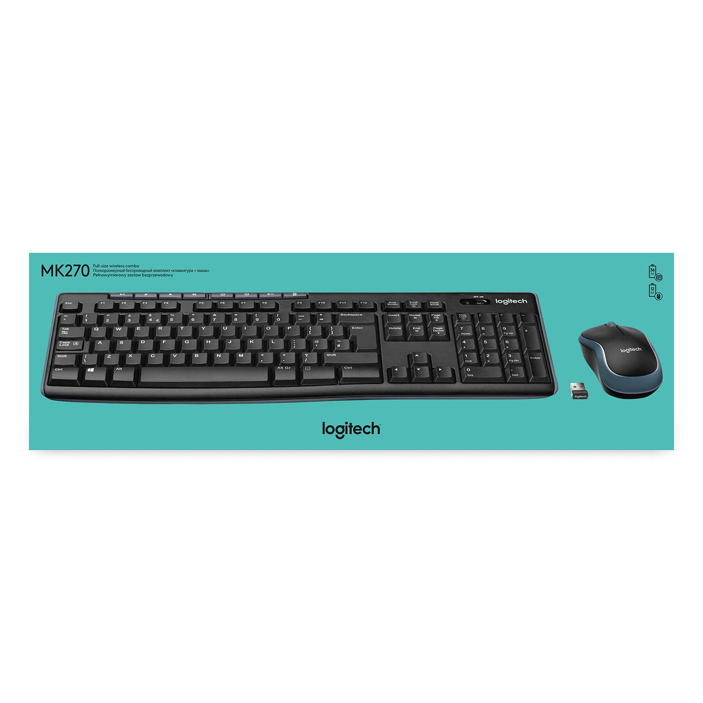 Logitech Wireless Desktop MK270 AZERTY