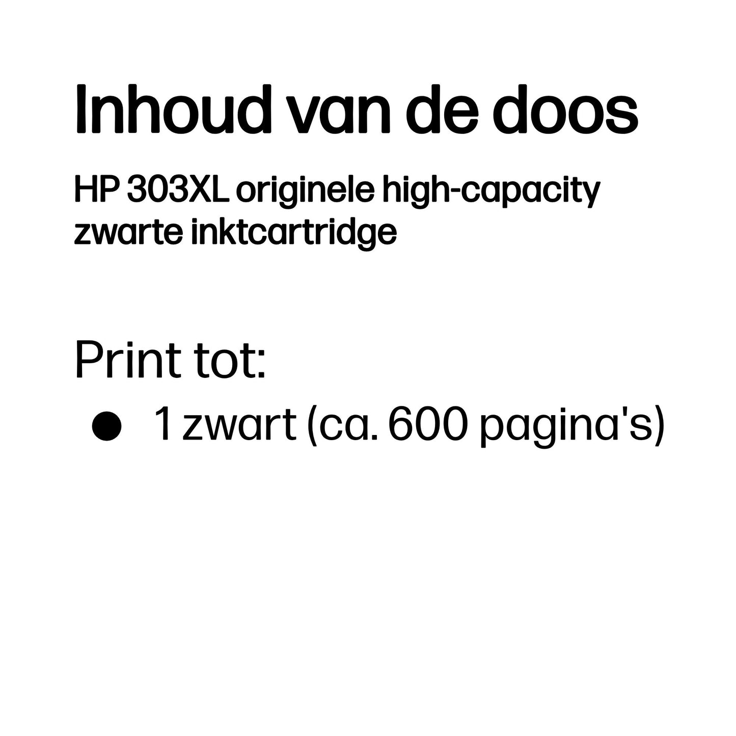 HP 303XL High Yield Black Original Ink Cartridge