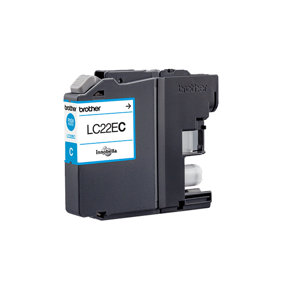 BROTHER LC22EC inkt cyaan hoge capaciteit 2400 p. voor MFCJ5920DW