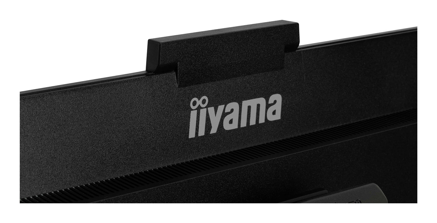 IIYAMA 24WIDE LCD, 1920 x 1080, IPS panel, LED Bl., Built-in 5 MP Windows Hello Webcam & Microphone, Adaptive Sync, USB-Hub (3xOut v3.2), H