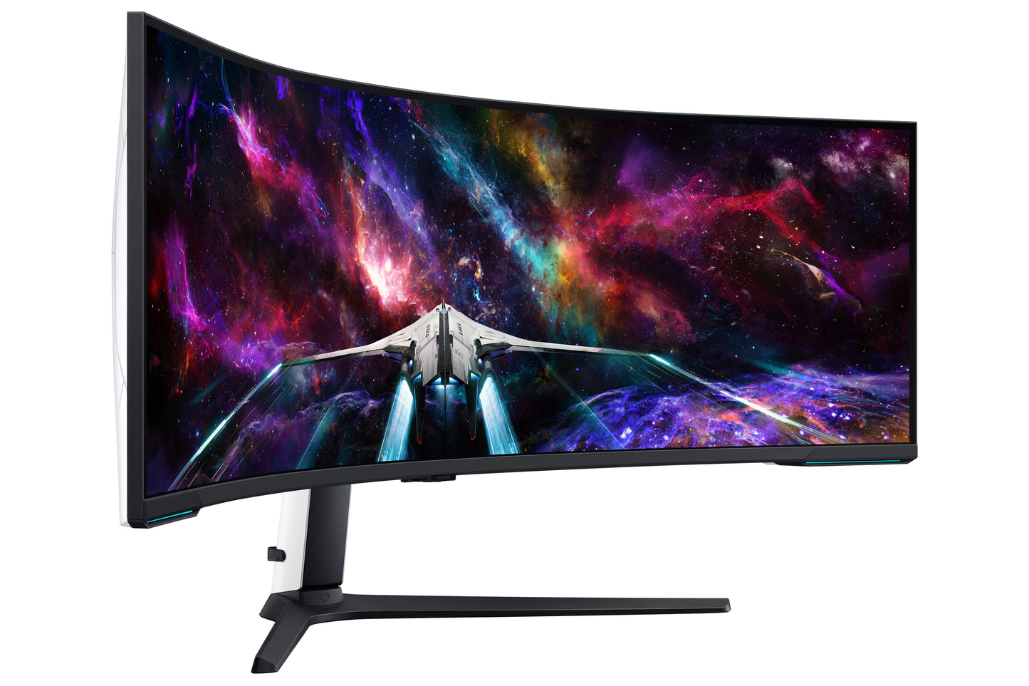 Samsung Gaming 57inch Mini LED 240Hz Curved 1000R, 7680x2160, 1ms, HDR10+, Displayport, HDMI, USB 3, Height