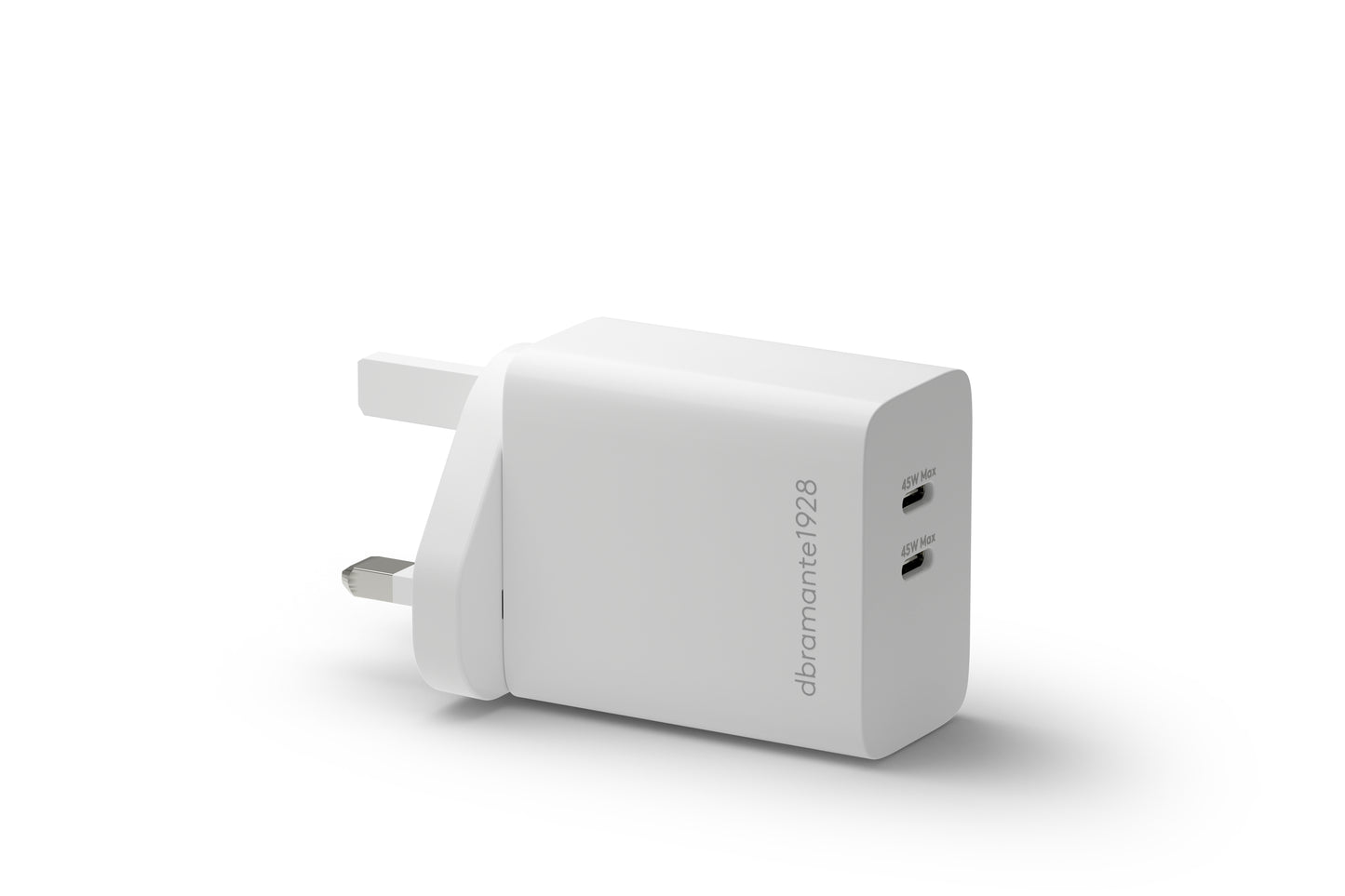 re-charge-UK Wall Chrg 2x USB-C 45W-W