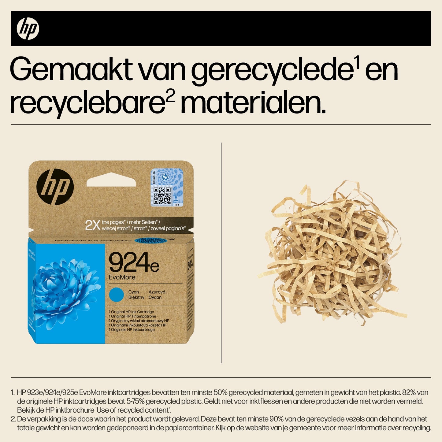 HP 924e EvoMore Cartridge Cyaan