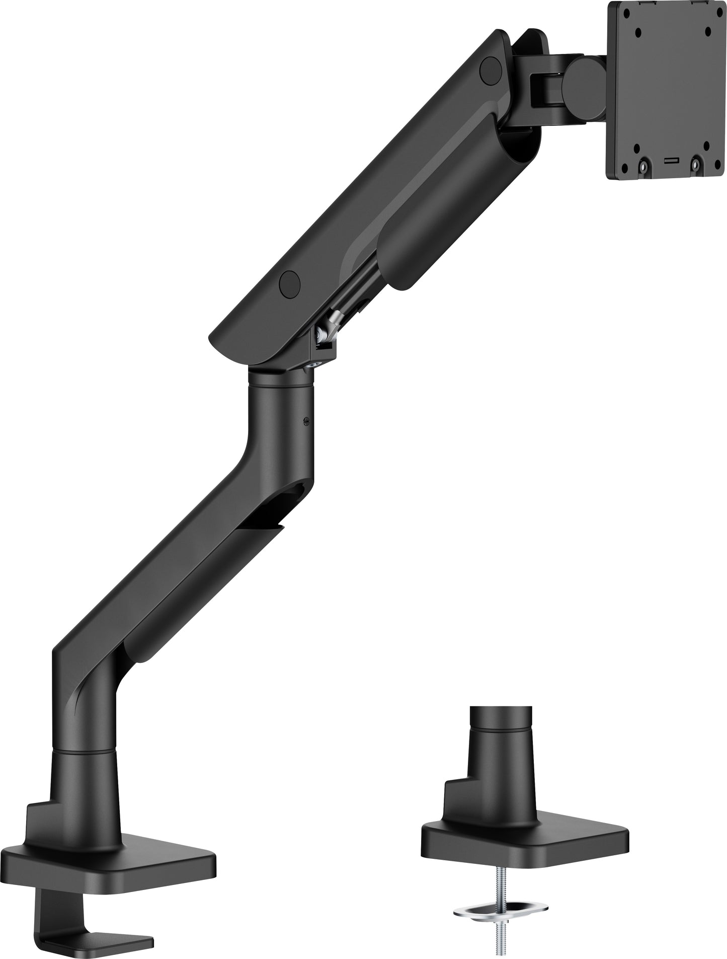 IIYAMA Stylish flexible deskmount with gas spring for monitors up to 49inch 27kg VESA 100x100 Pivot Bearing head structure