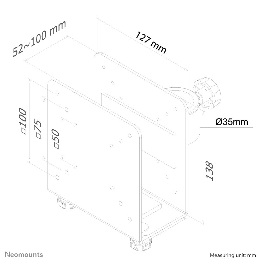 Thinclient-10holder for FPMA-D935-series THINCLIENT-10