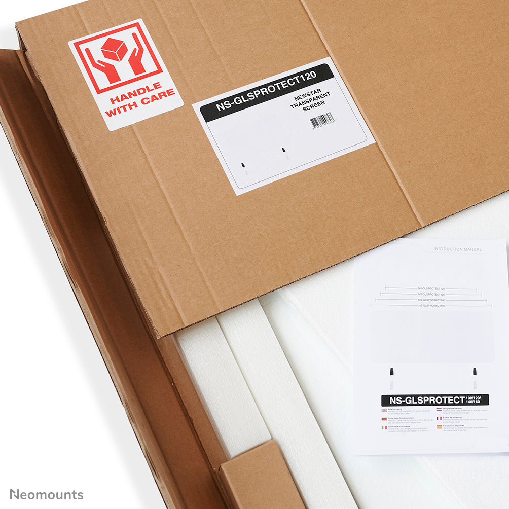 Transparent Protection Screen - 100 cm wide