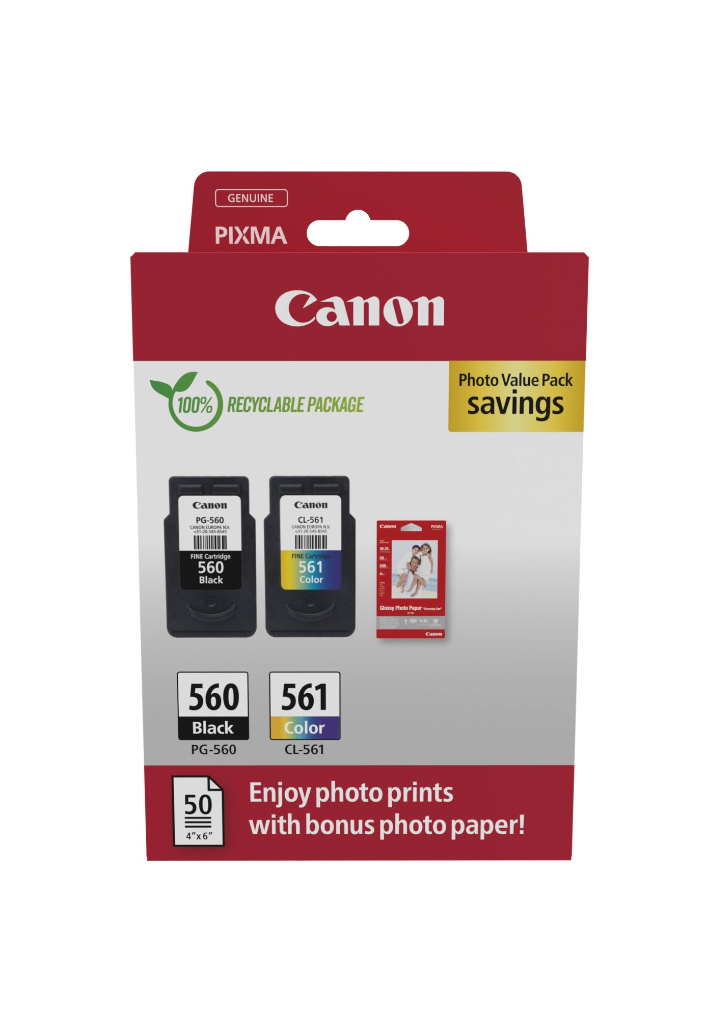 CANON CRG PG-560/CL-561 Ink Cartridge PVP