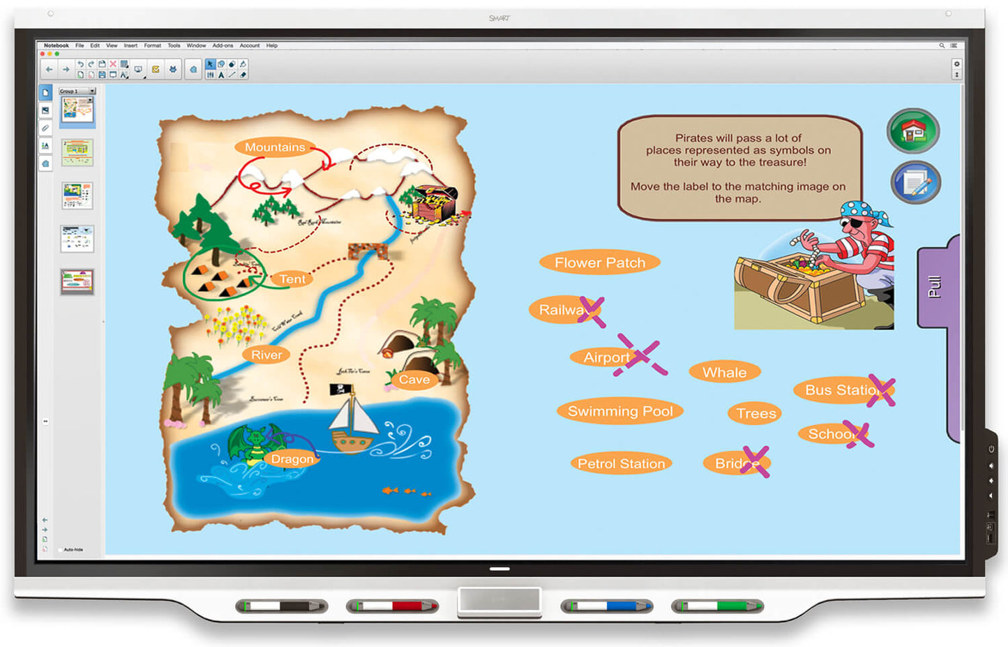 SMART Board 7086 interactive display