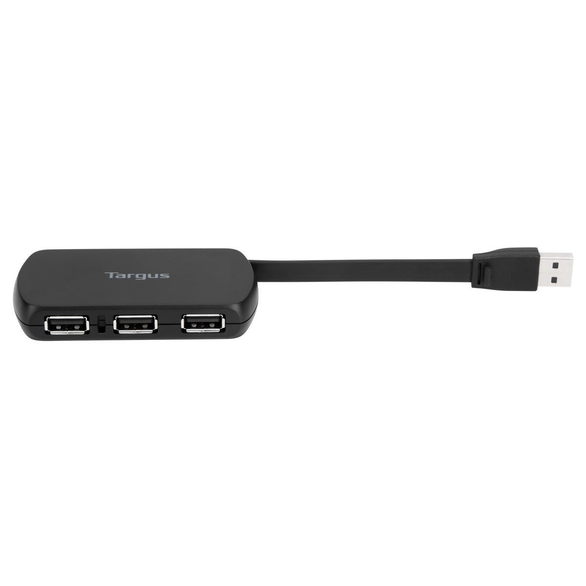 4 Port USB 2.0 Hub Black