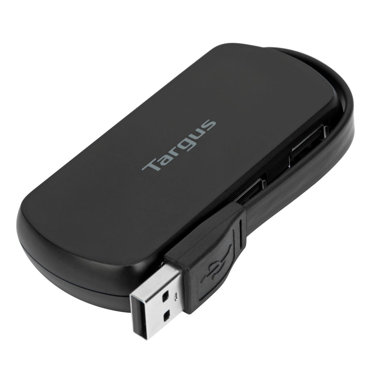 4 Port USB 2.0 Hub Black