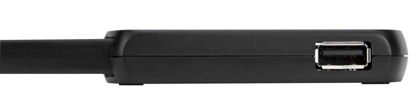4 Port USB 2.0 Hub Black